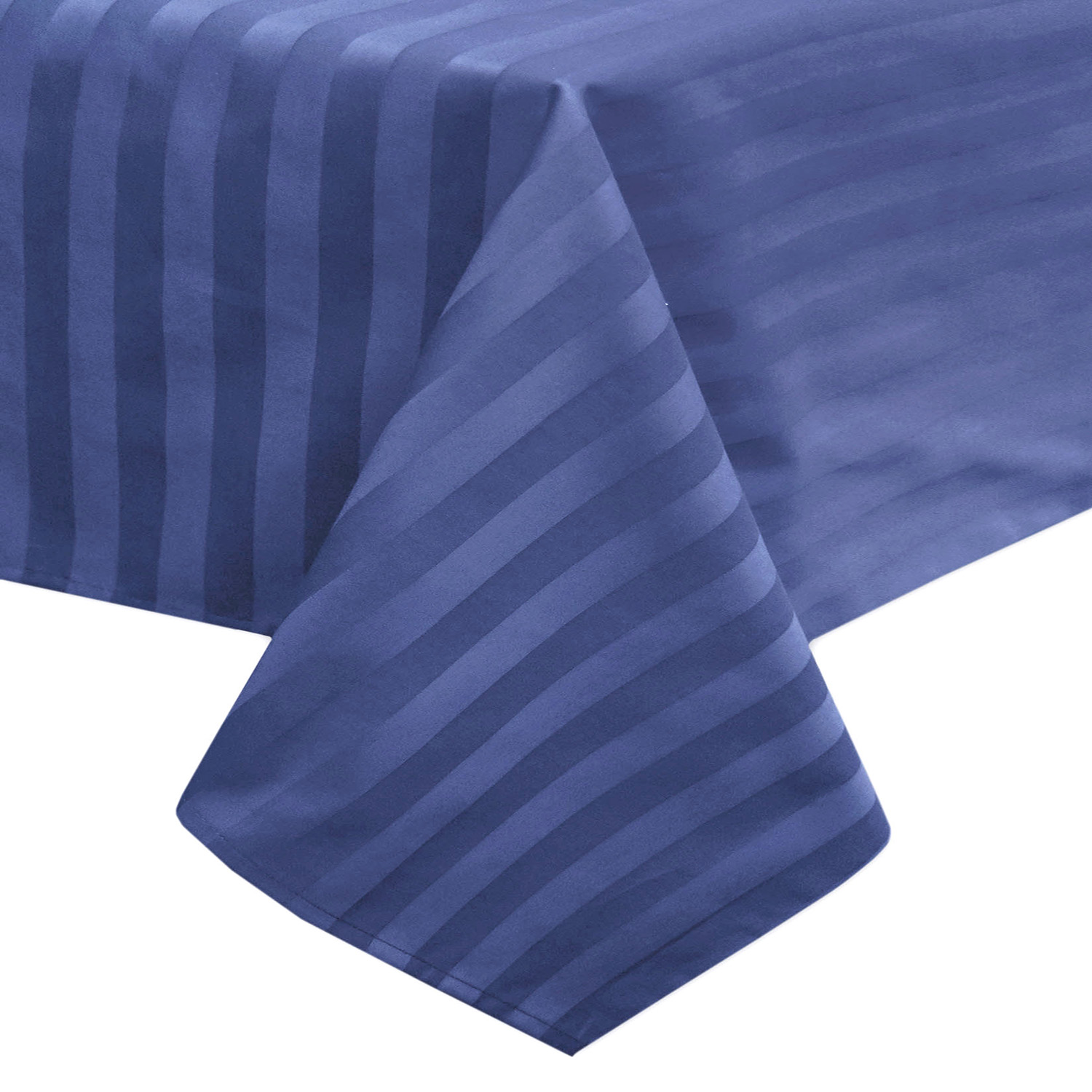 Простыня Сатин-Страйп синяя  19-3933