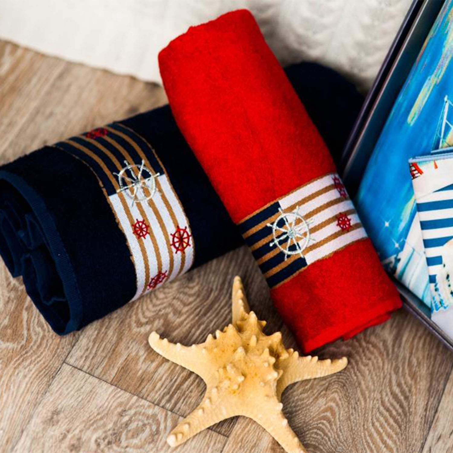 Полотенце КАЛИПСО синее