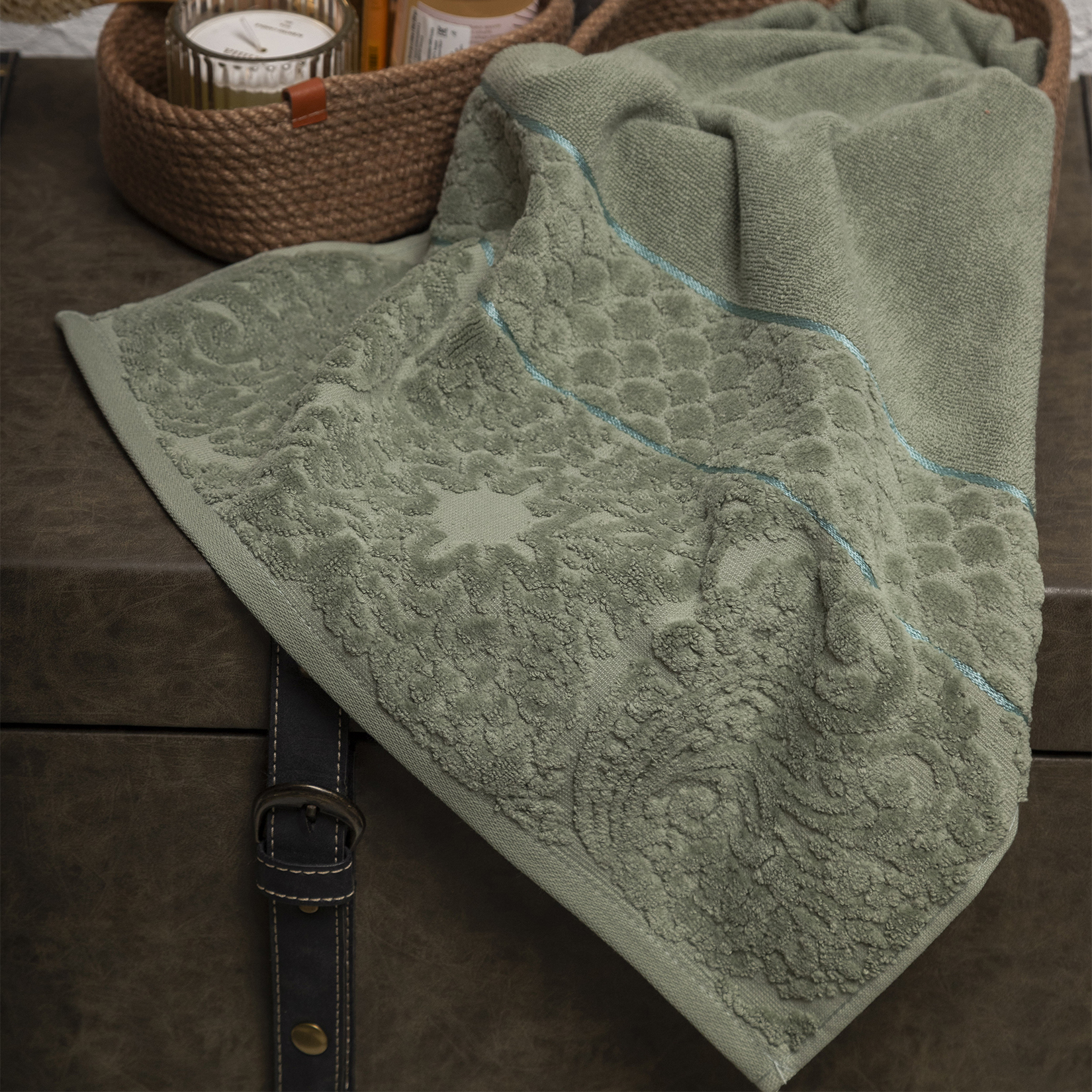 Полотенце НОВА зеленое