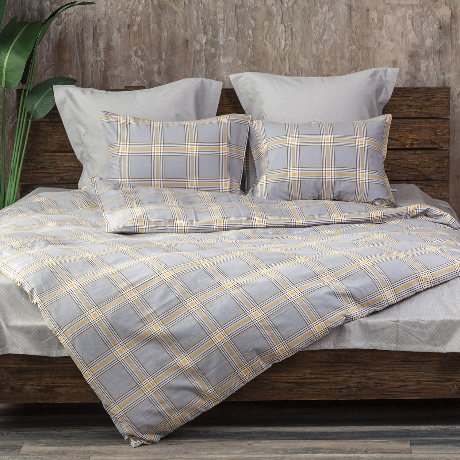 Комплект постельного белья Мако-Сатин-Браш 910