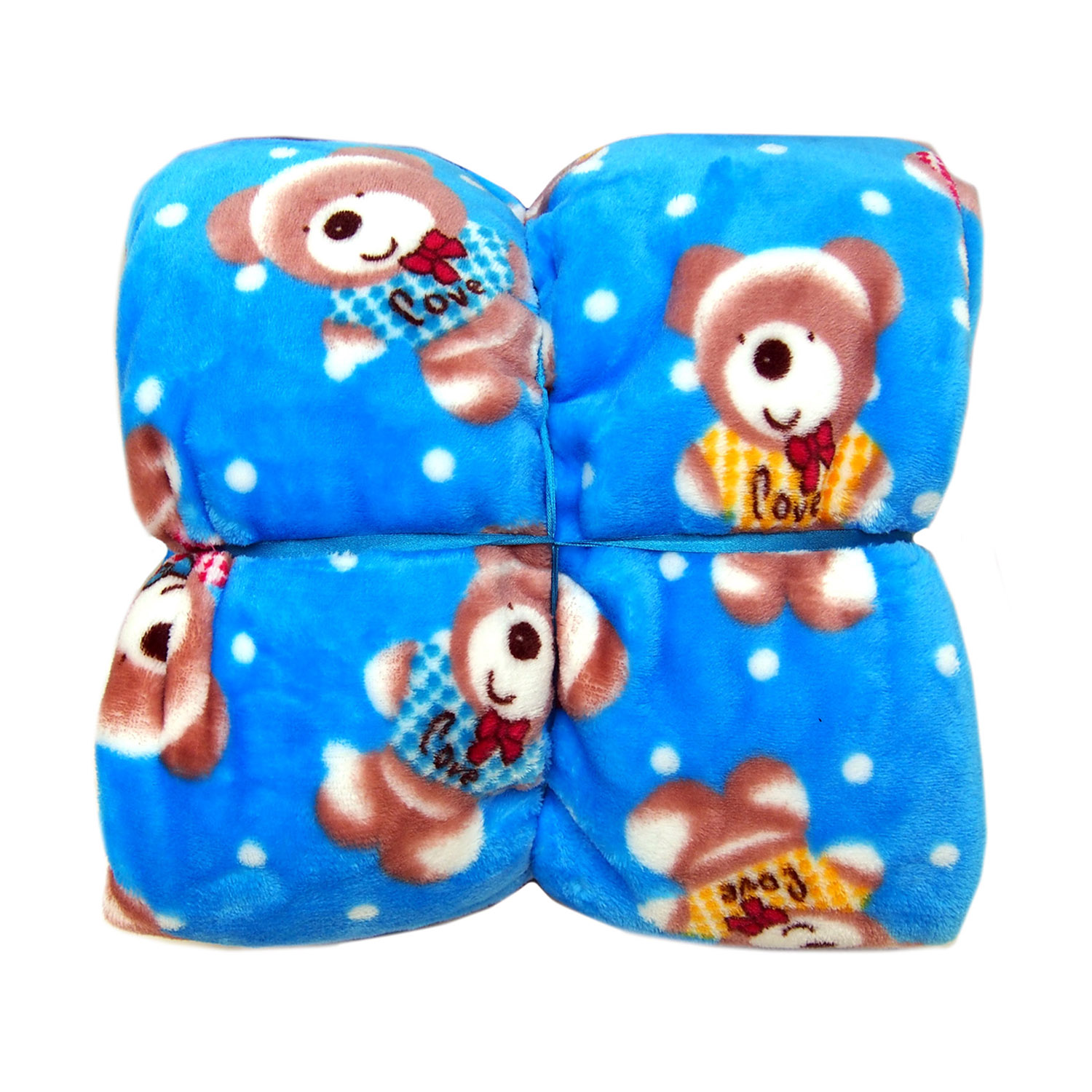 Детский плед ДАРСИ 140х200см голубой