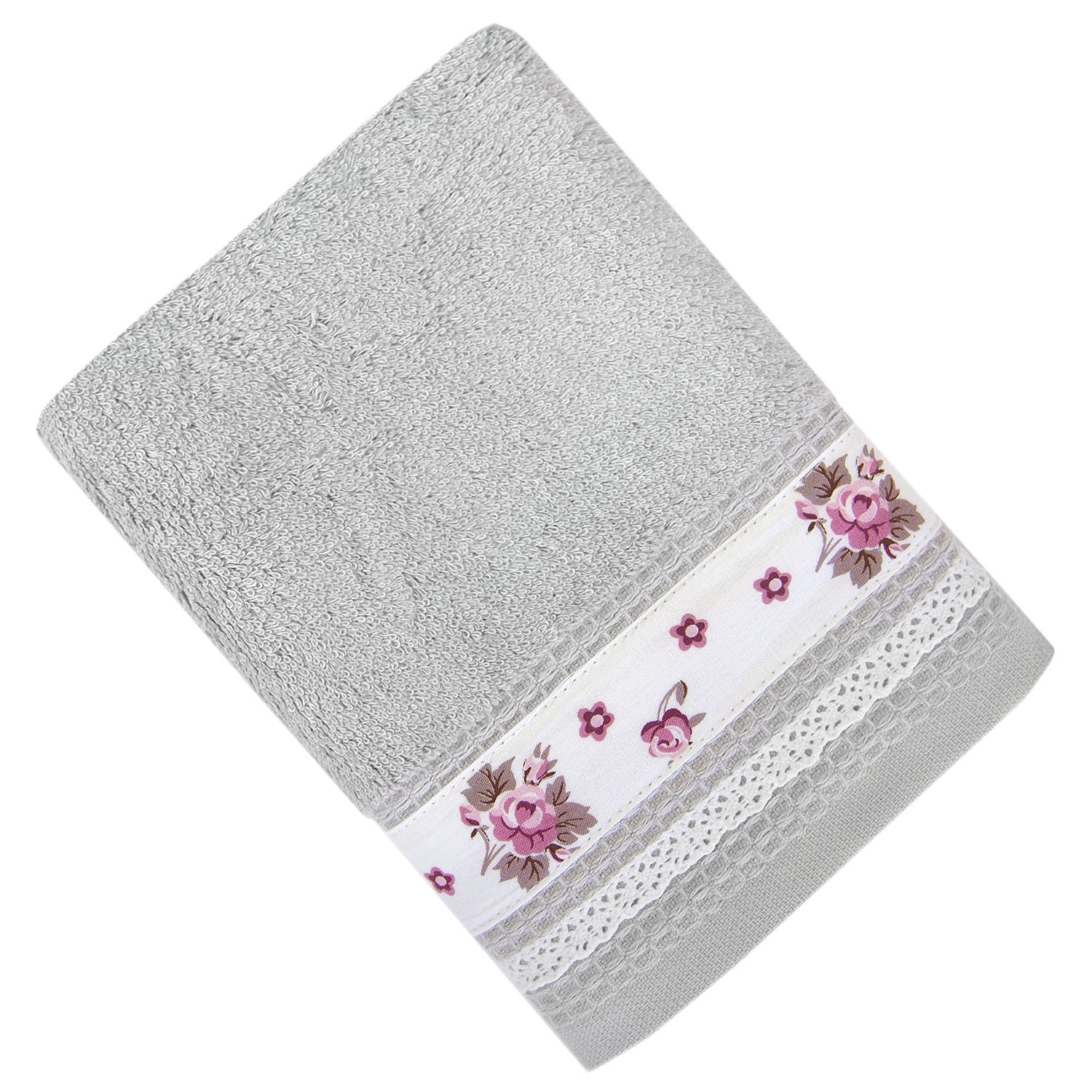 Полотенце РОЗАЛИЯ серое