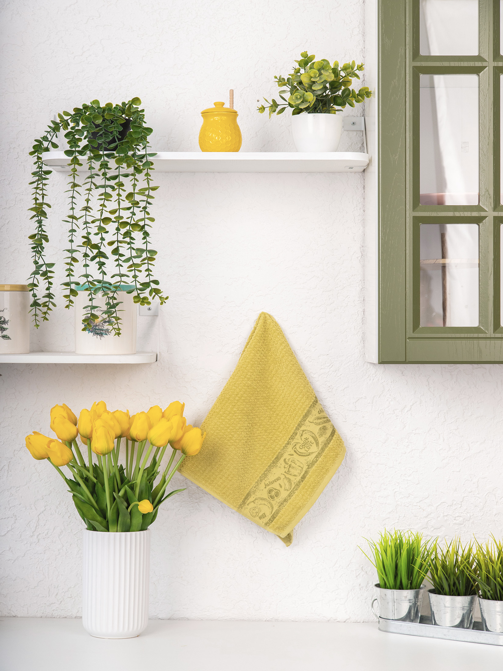 Кухонное полотенце ПЕРЕЦ зеленое