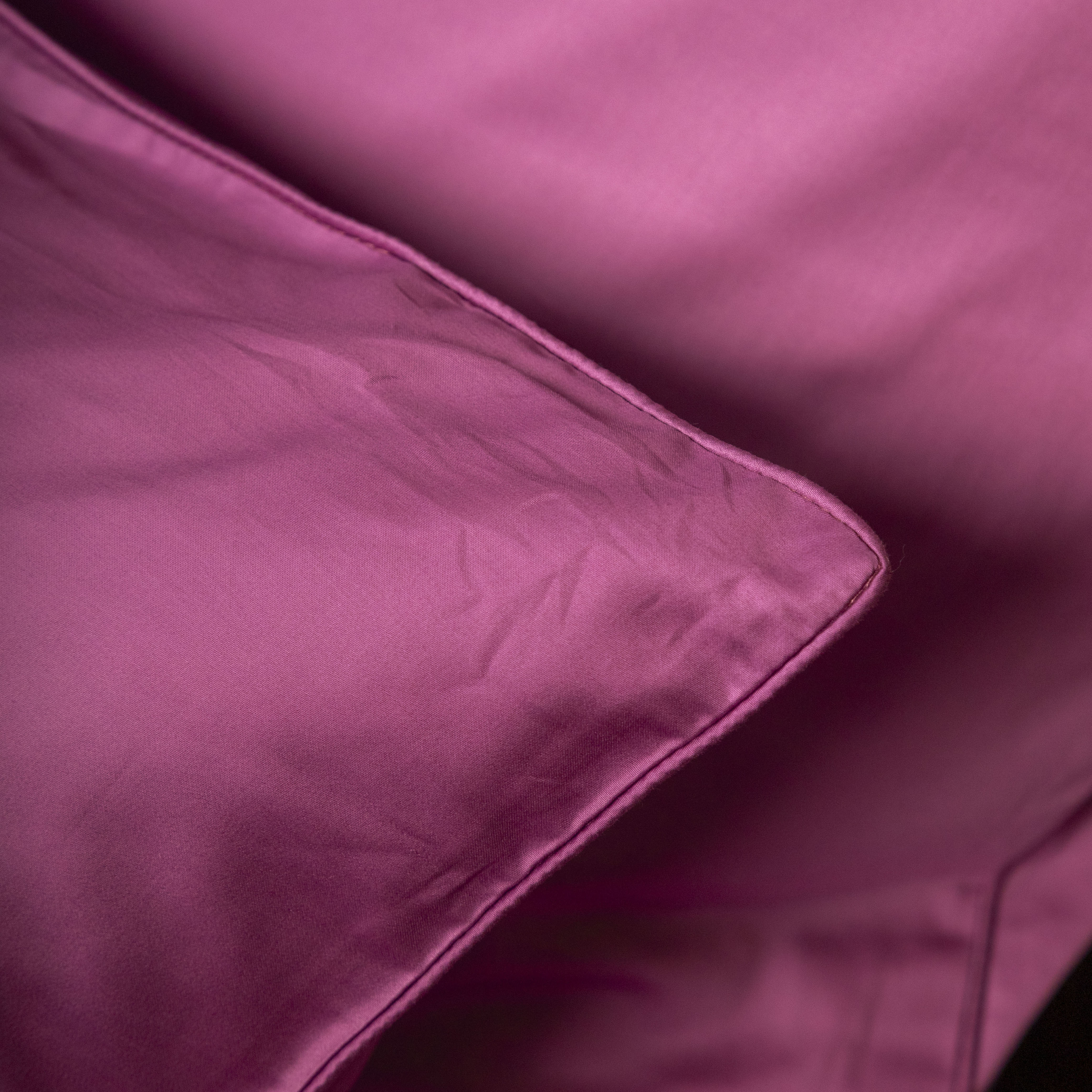 Комплект постельного белья Мако-сатин с модалом пурпурный М-03