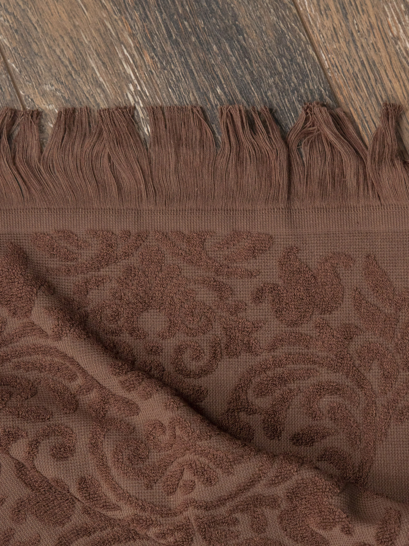 Простыня махровая АЛЬФРЕДО коричневая