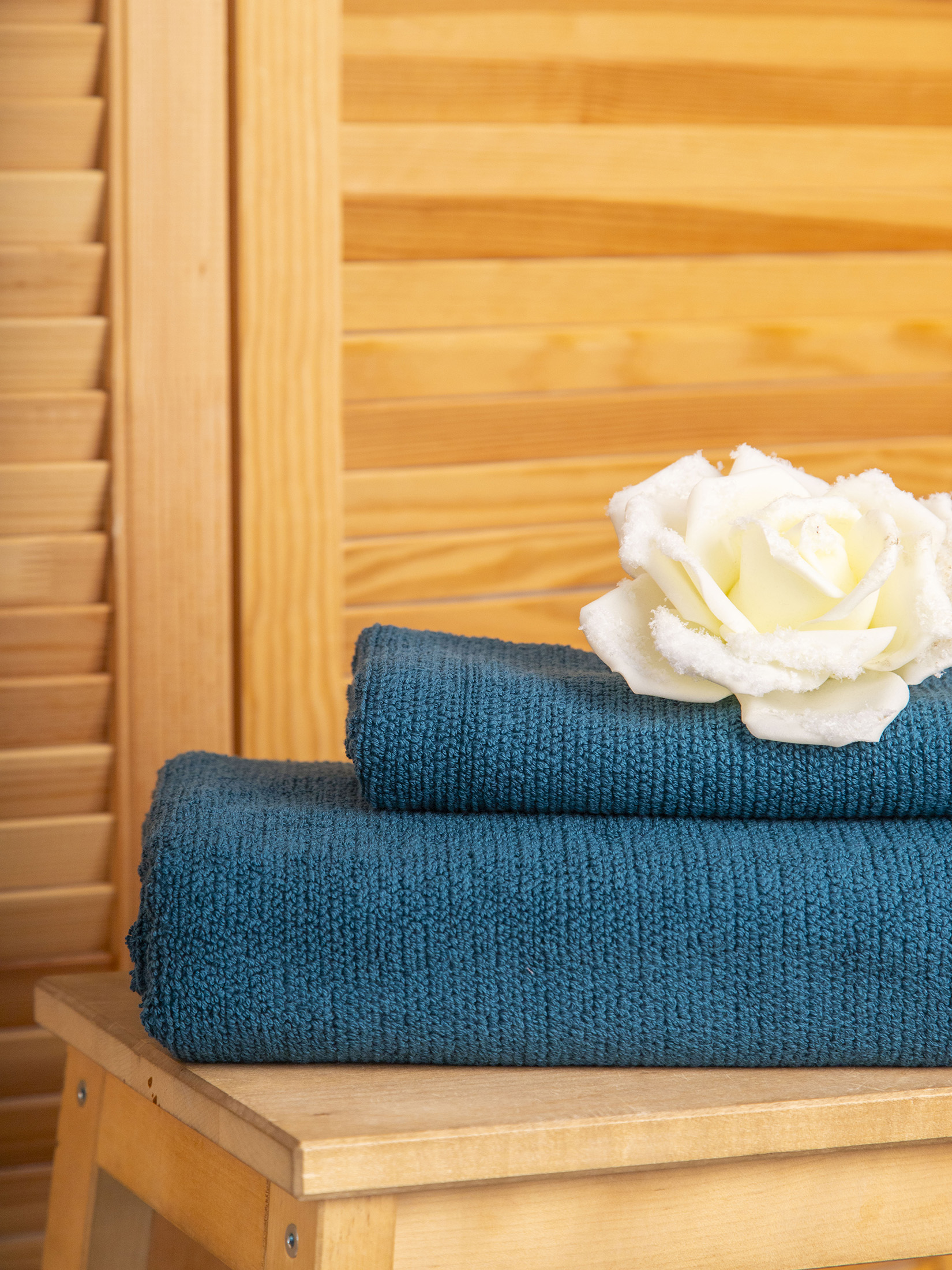 Полотенце РАЙС темно-бирюзовое