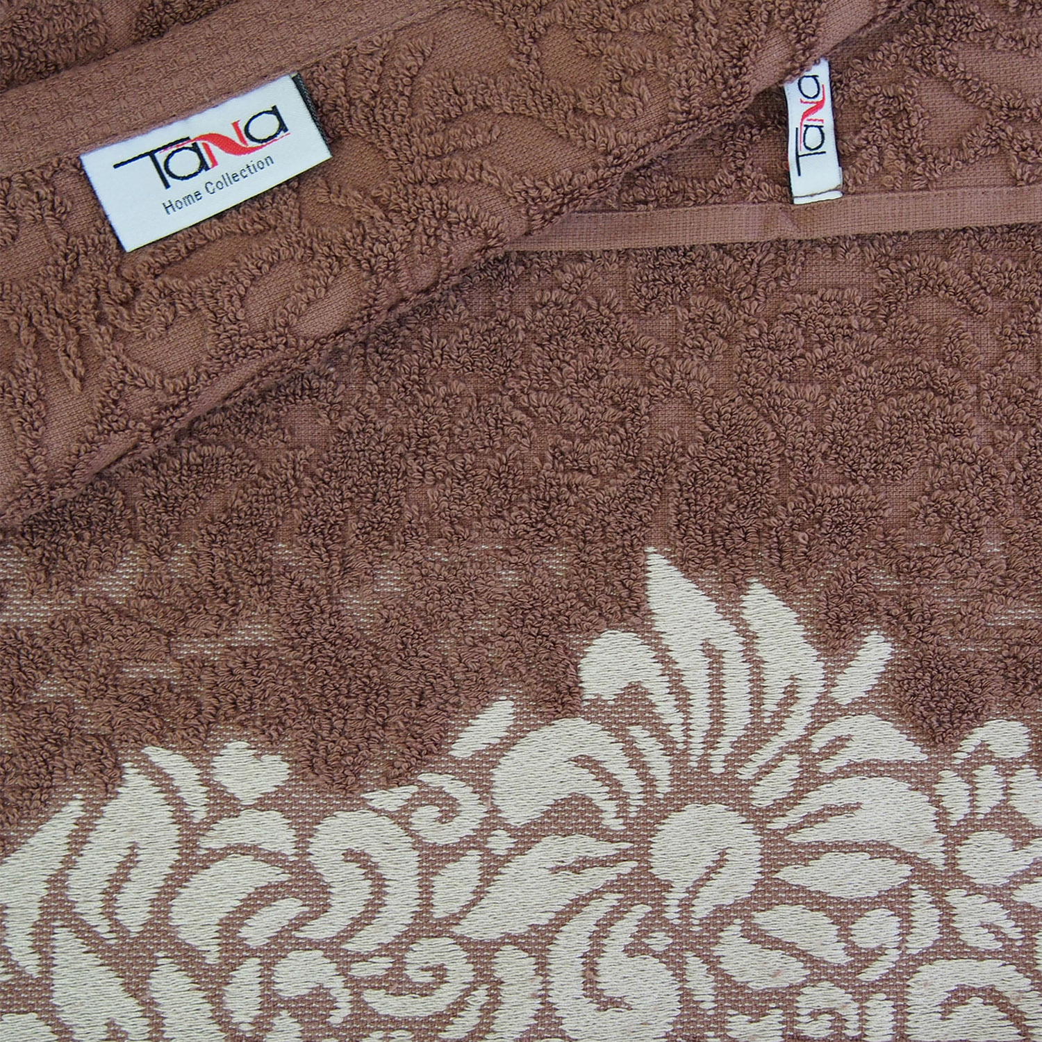 Полотенце САНДРА темно-коричневое