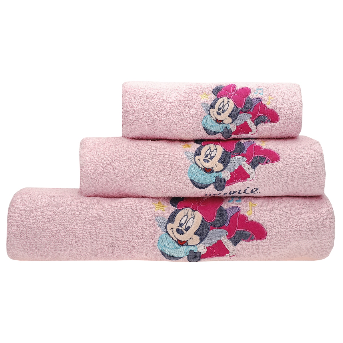 Полотенце МИННИ розовое