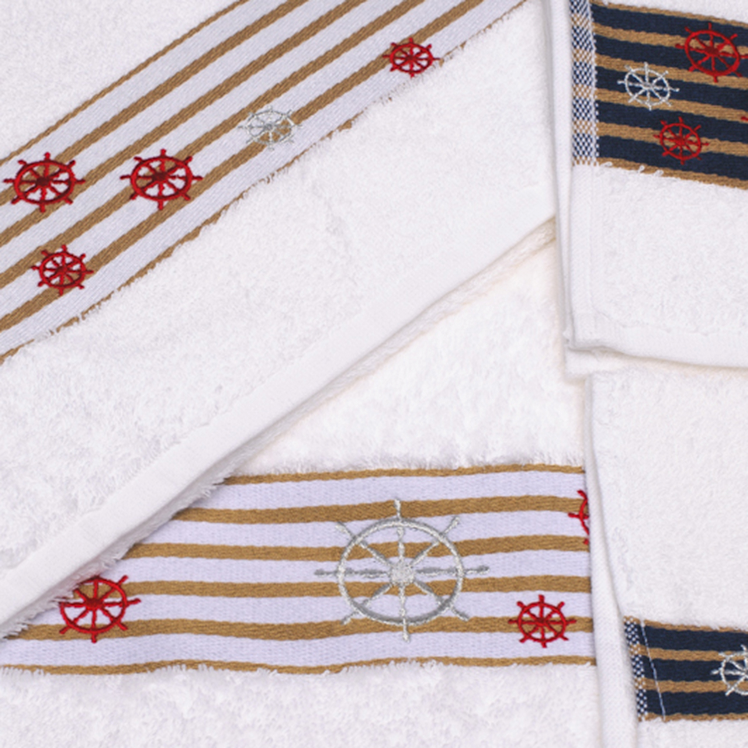 Набор полотенец КАЛИПСО белый из 3х