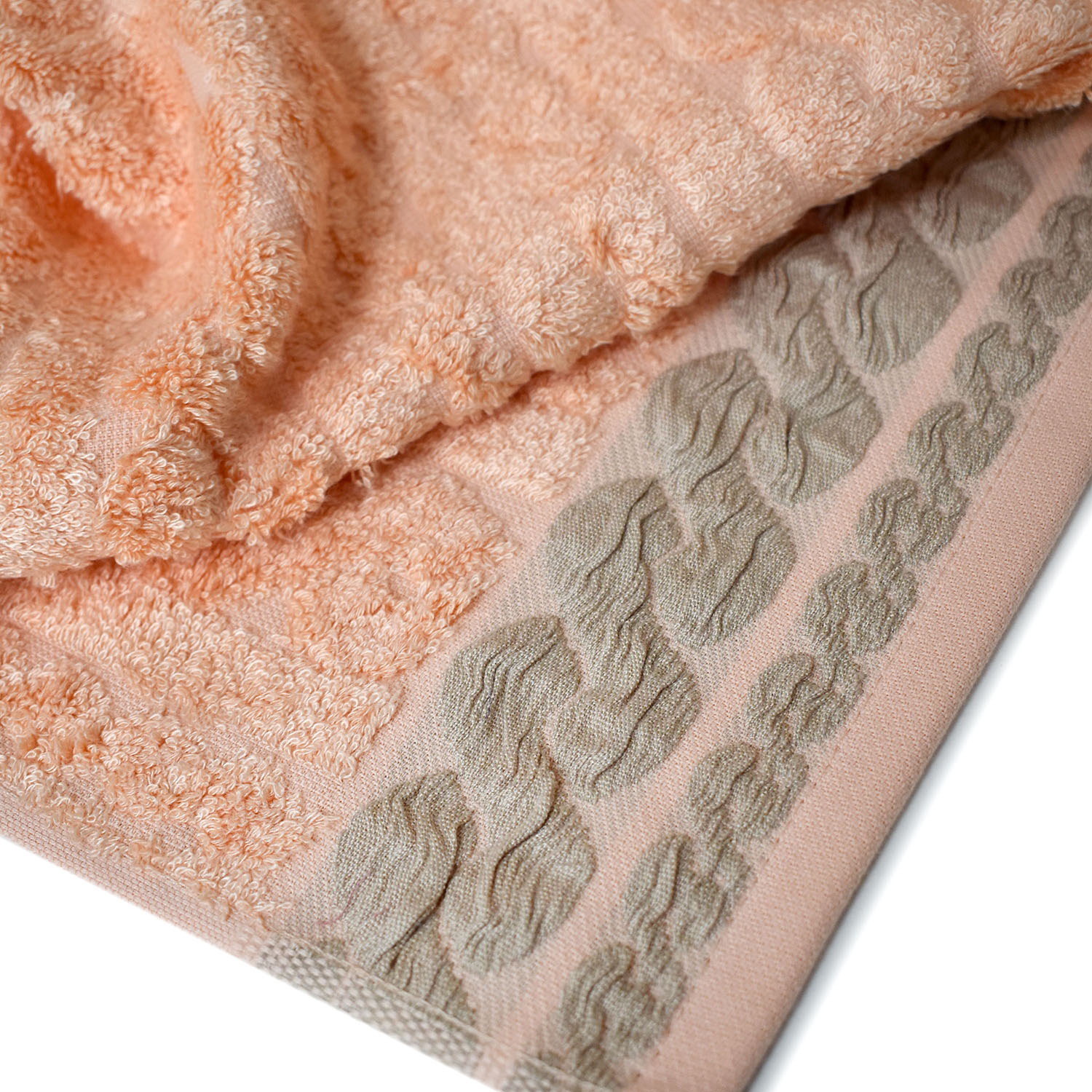 Полотенце САБРИНА персиковое