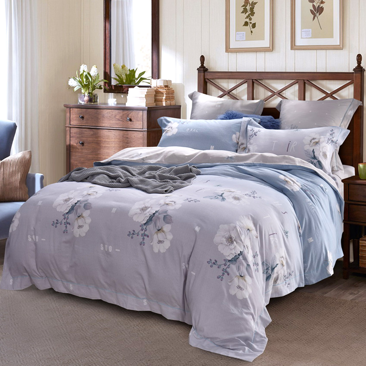 Комплект постельного белья Мако-Сатин-Браш 912