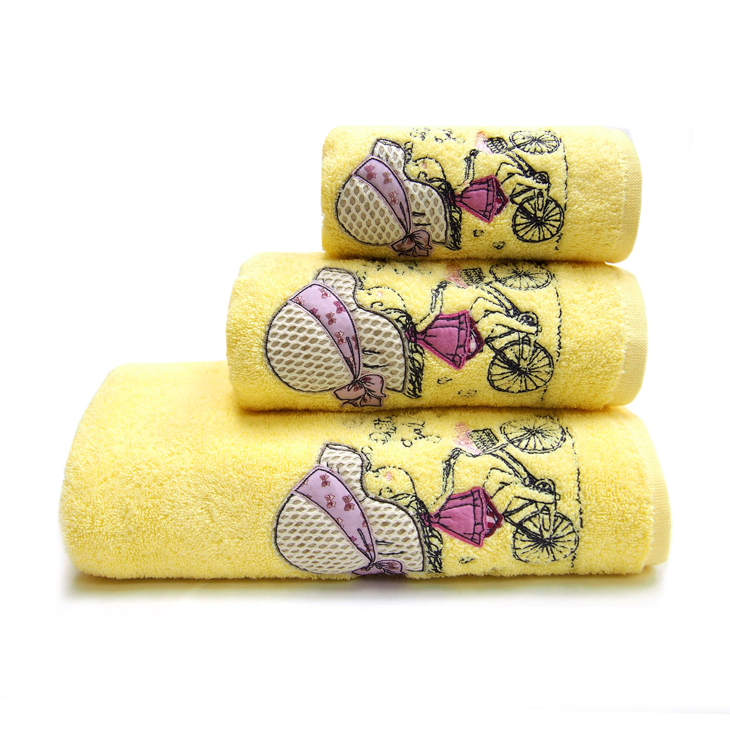 Полотенце ЭДИТА желтое