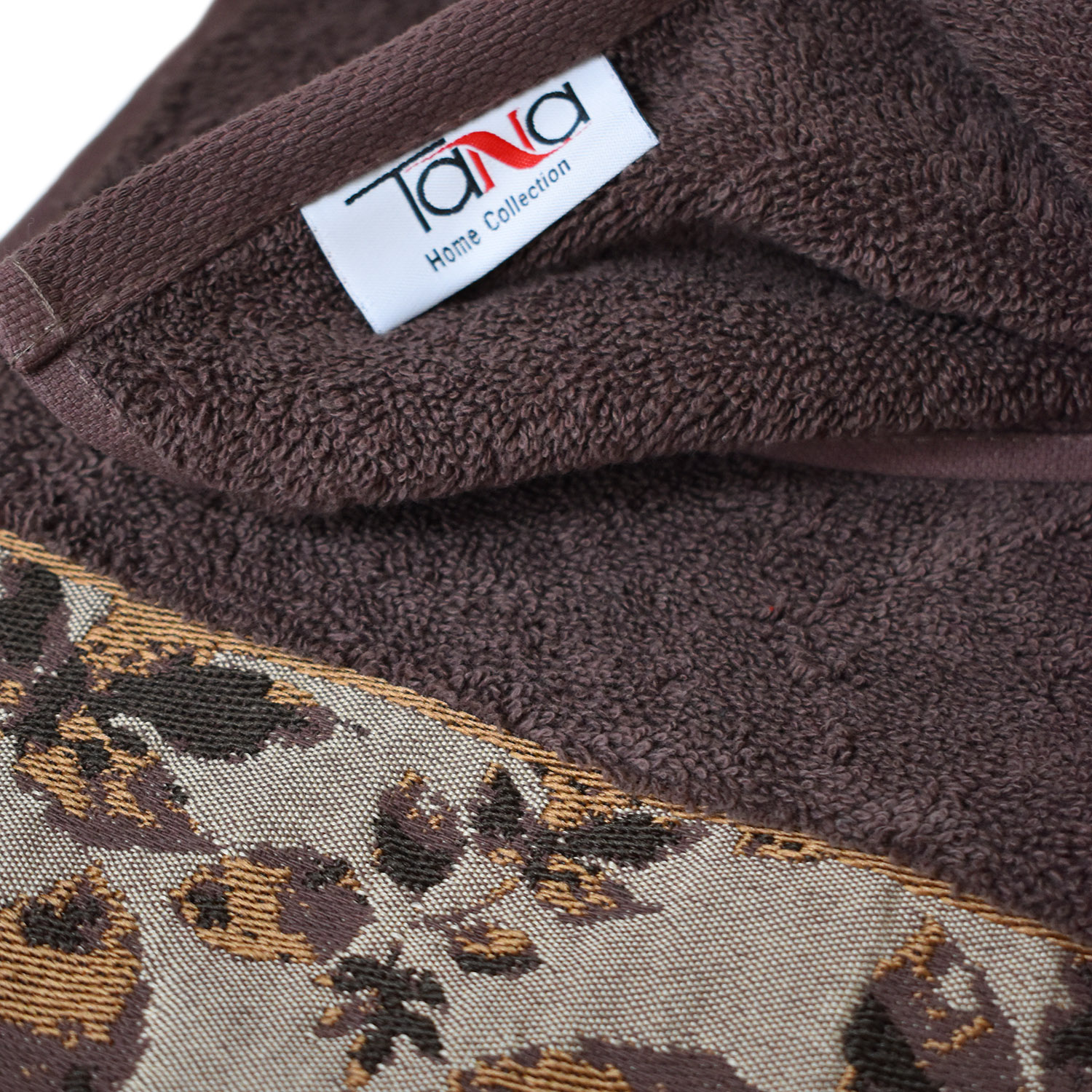 Полотенце ФРЕЯ коричневое