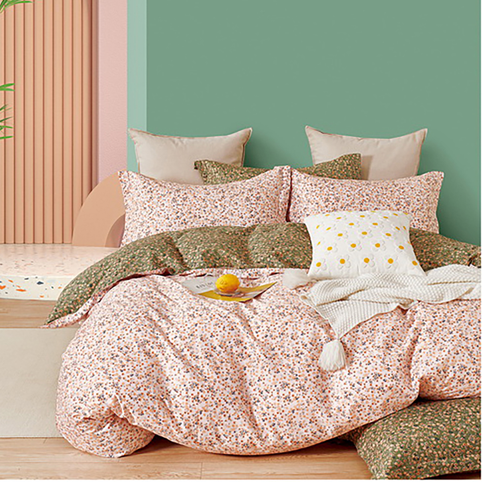 Пододеяльник Сатин-Комфорт персиковый 17-13