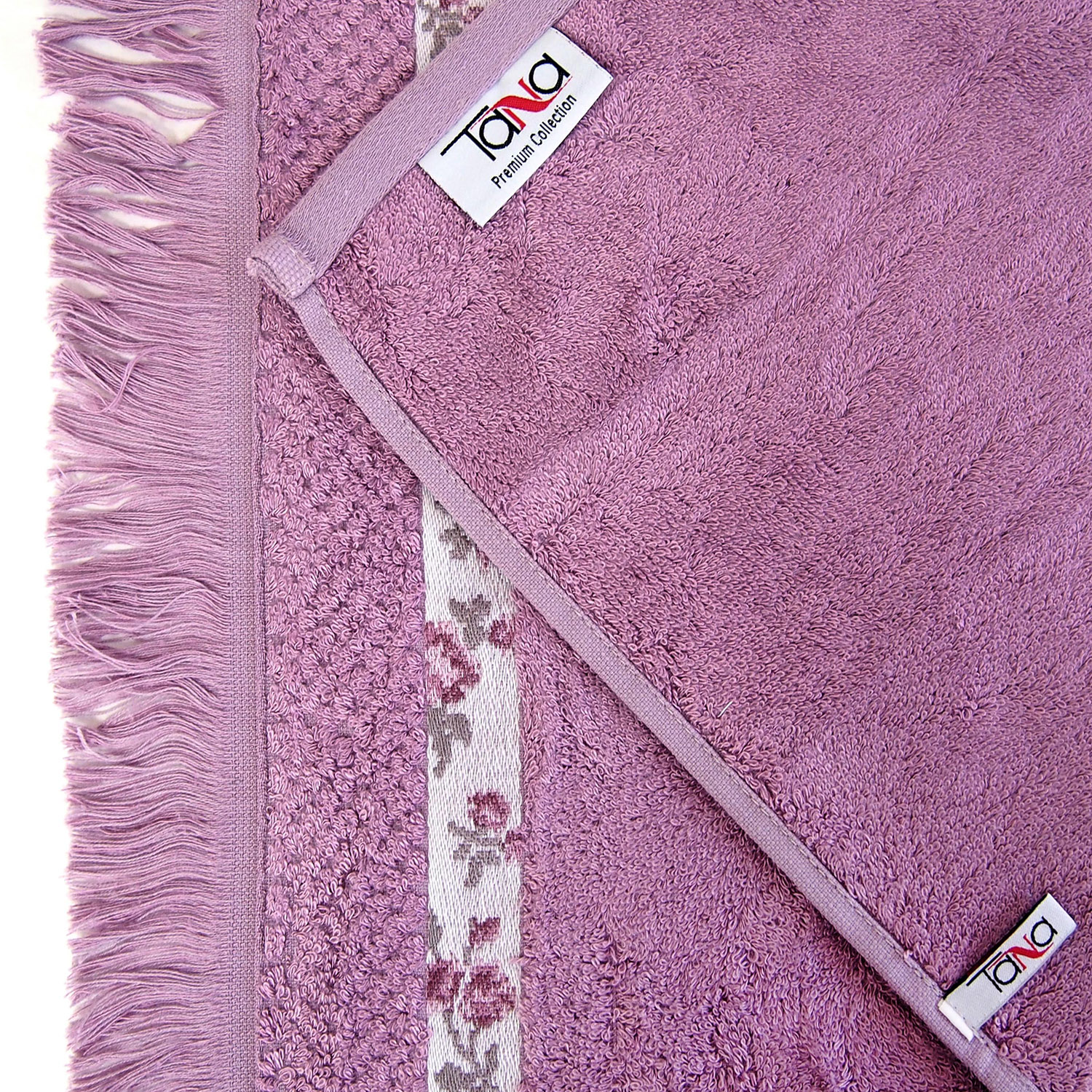 Полотенце РОУЗ брусничное