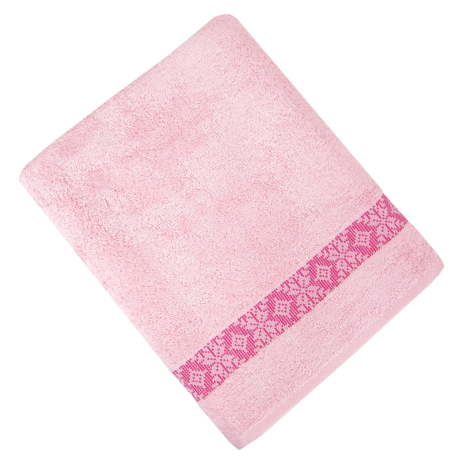Полотенце ЭЛИЗА розовое