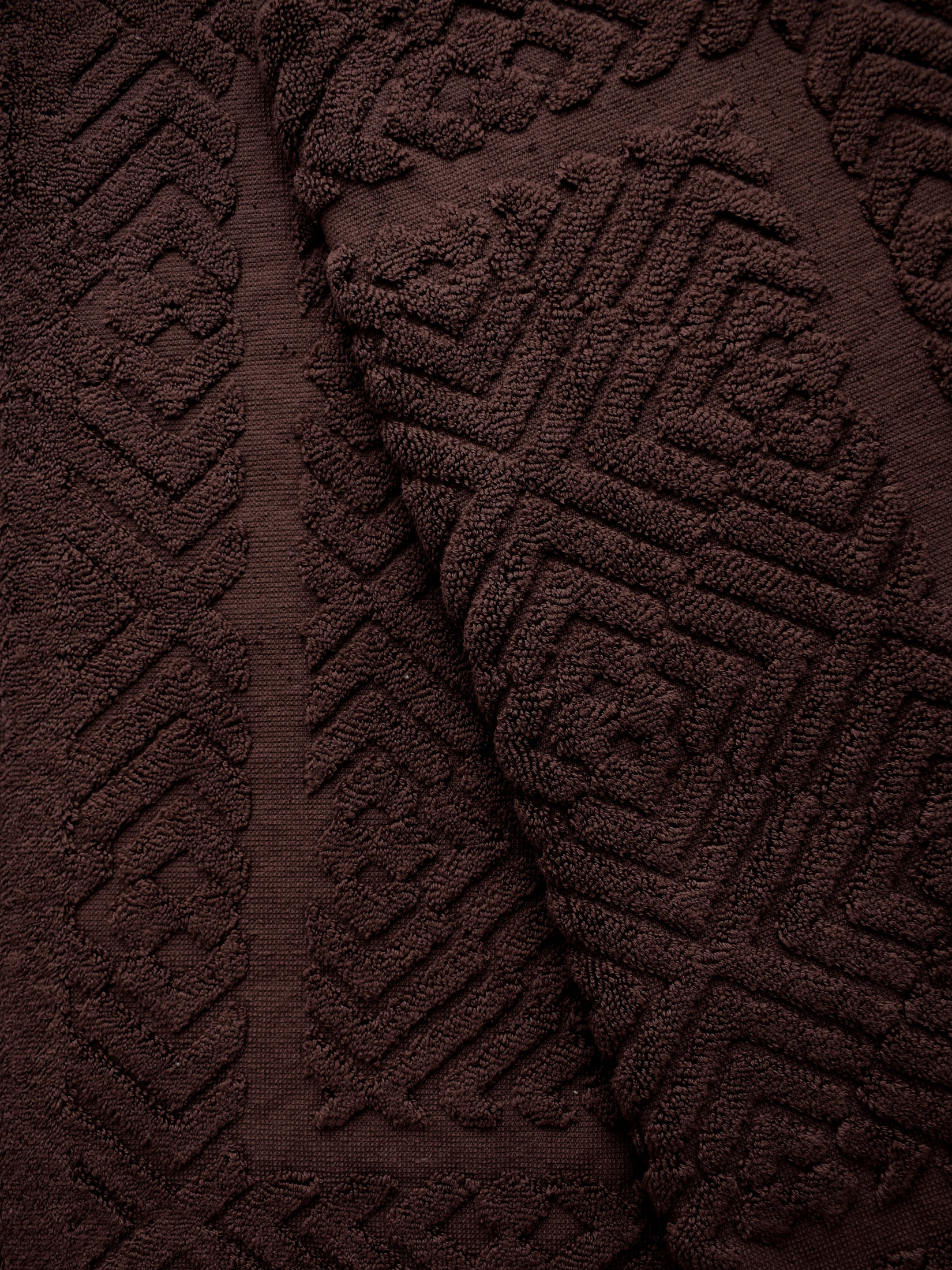 Полотенце ТАЙЛЕР-1 для ног темно-коричневое