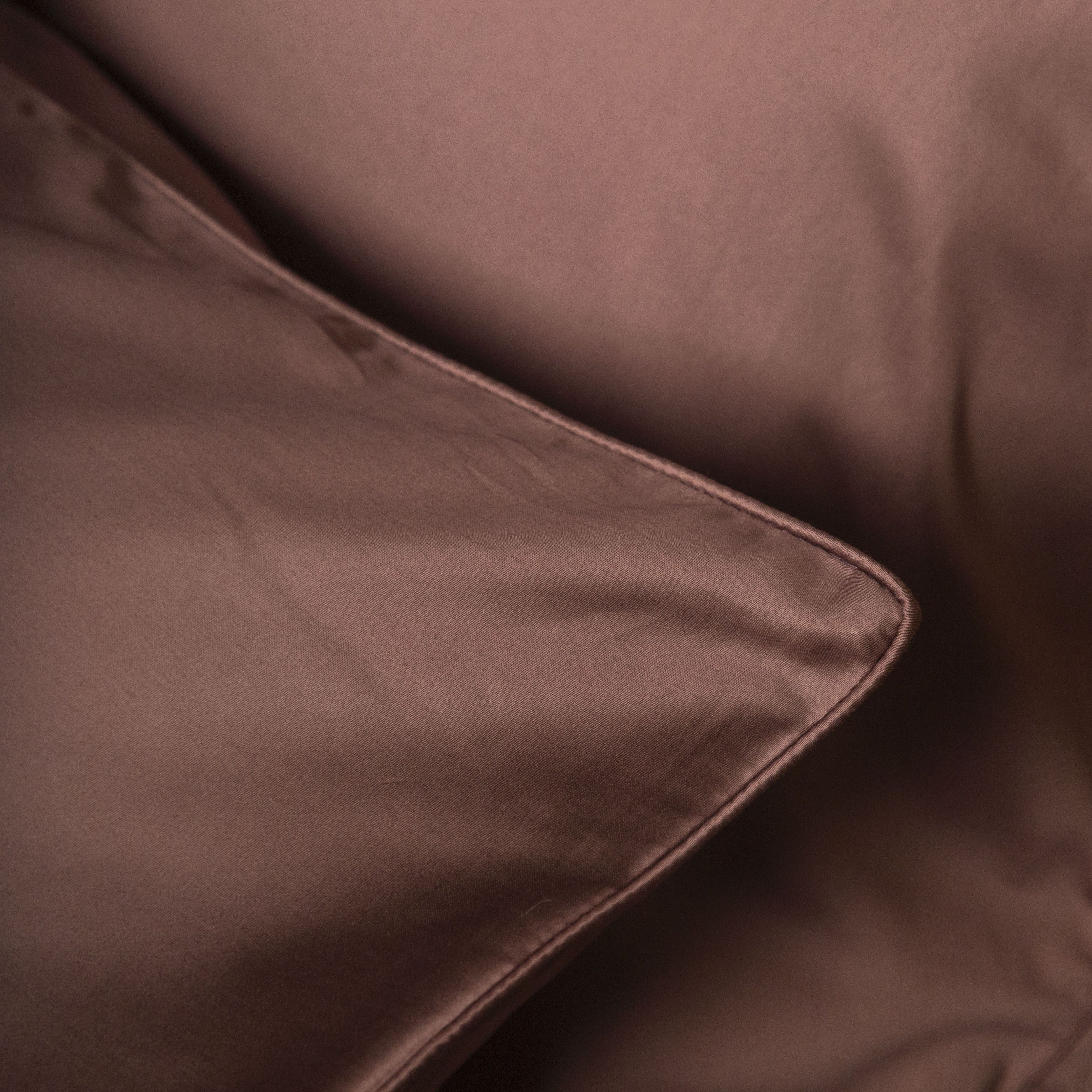 Комплект постельного белья Мако-сатин с модалом кофе М-02