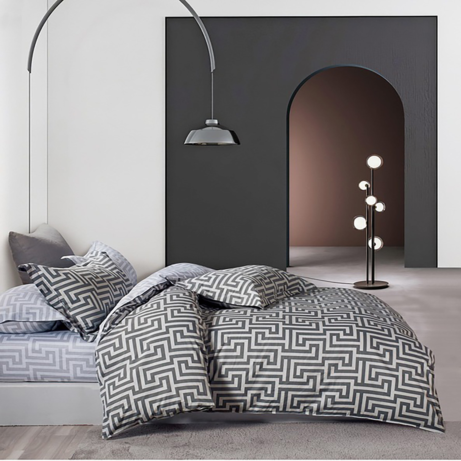 Пододеяльник Сатин-Комфорт темно-серый 17-03 А