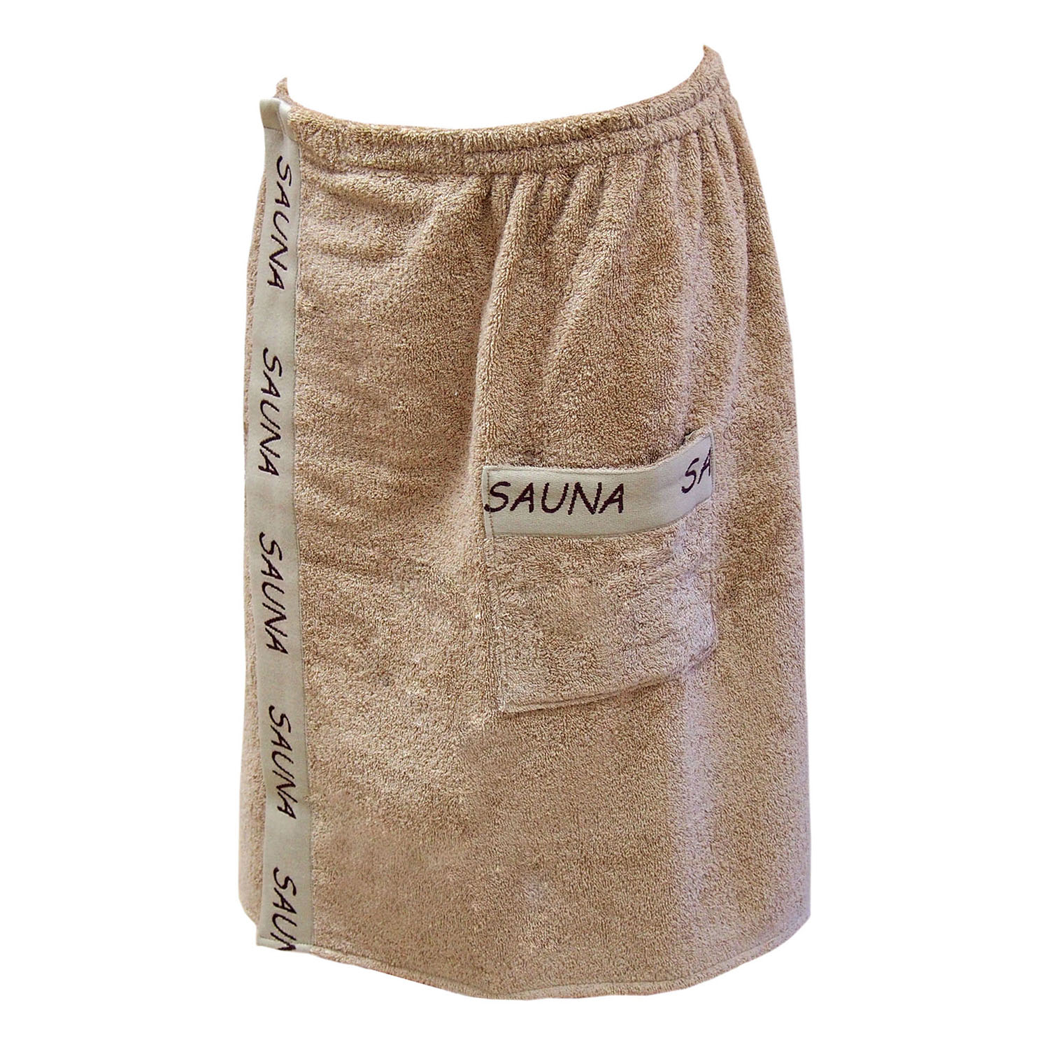 Килт банный САУНА мужской бежевый