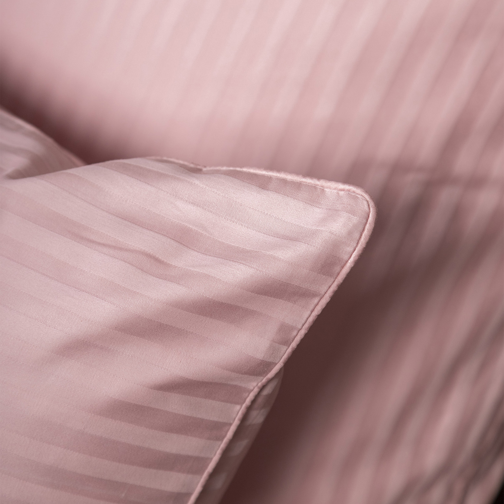 Комплект постельного белья Сатин-Страйп пудровый 6822