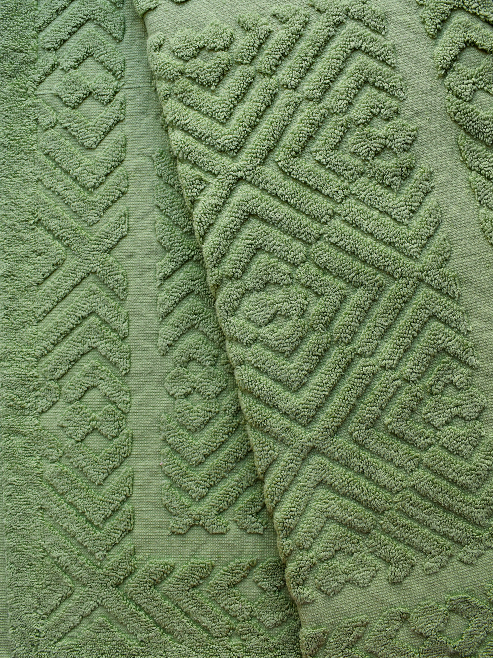 Полотенце ТАЙЛЕР-1 для ног зеленое