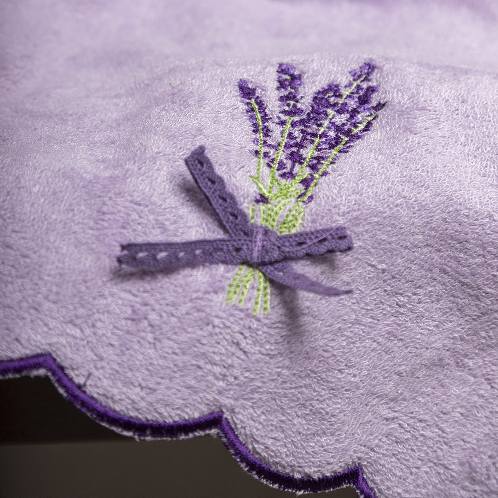 Полотенце ЛАВАНДА-1 светло-сиреневое