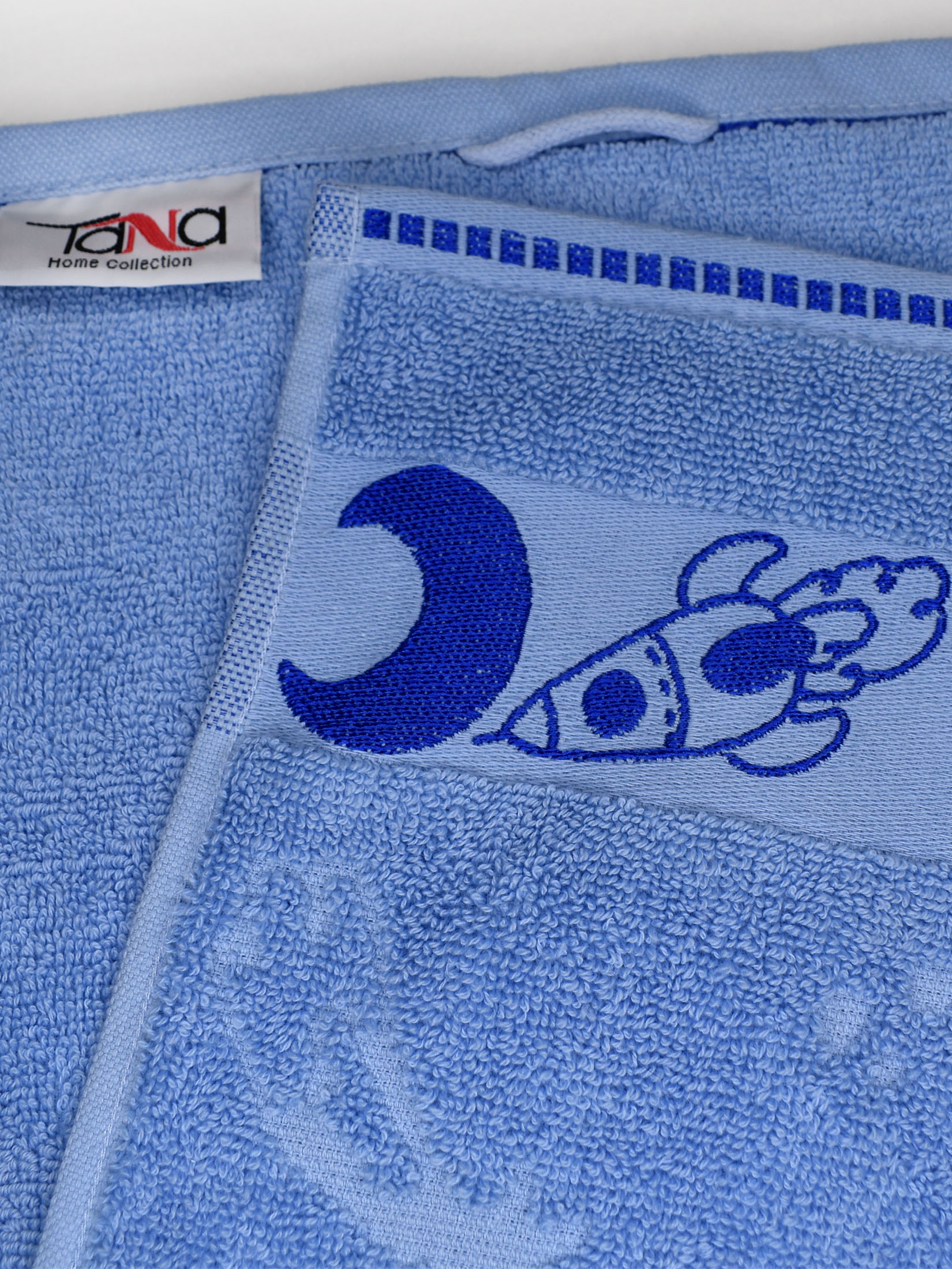 Полотенце СПЭЙС голубое