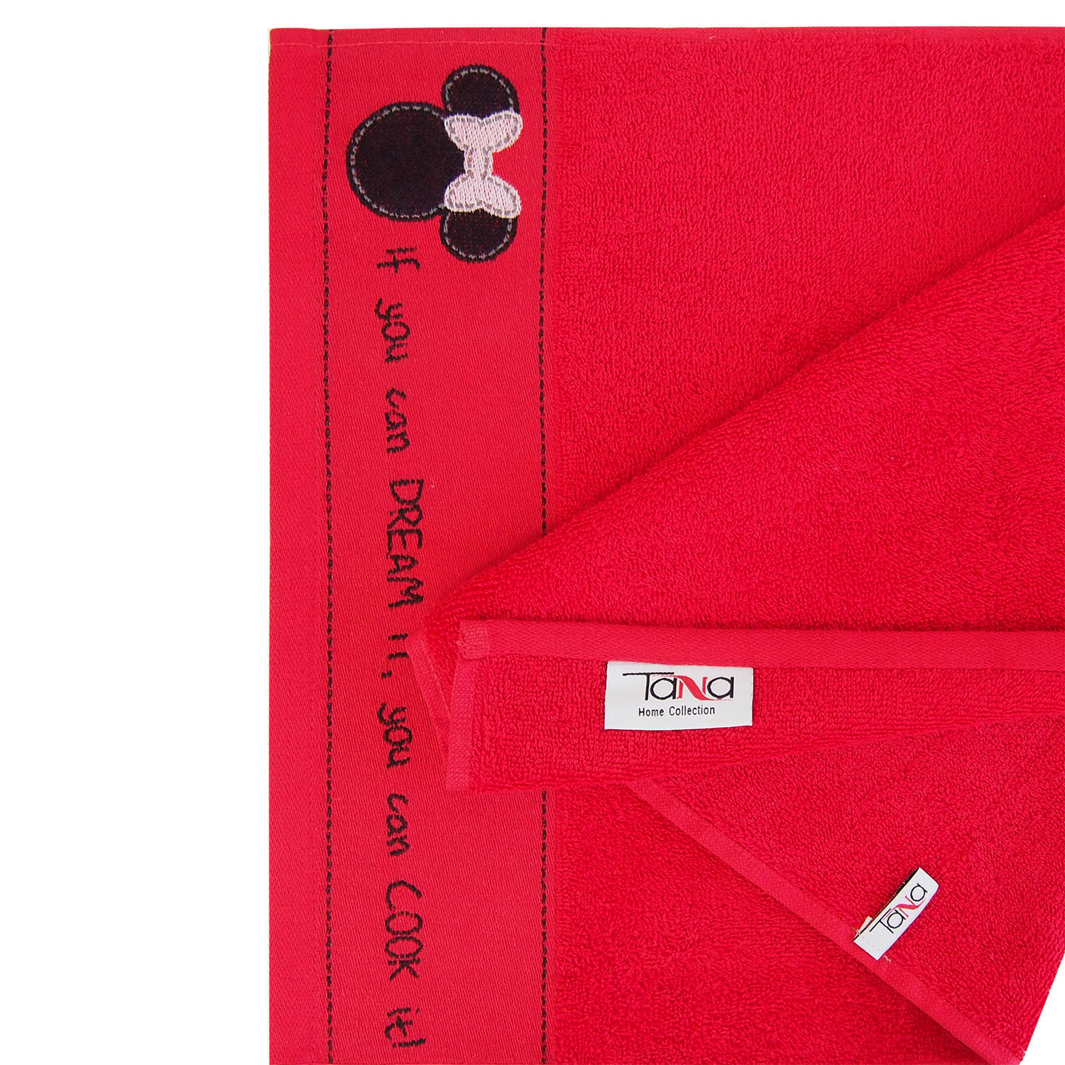 Полотенце МИККИ красное