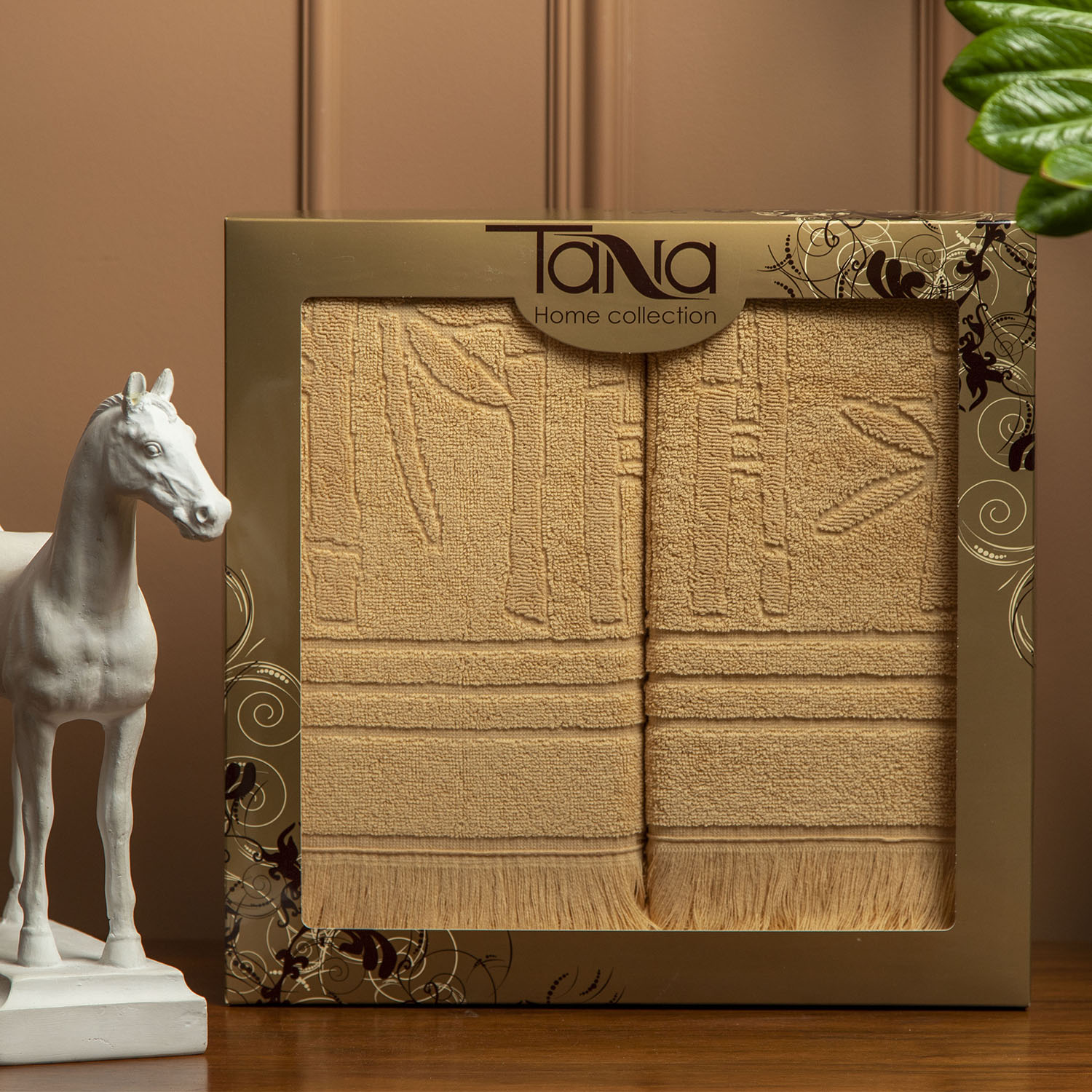 Набор полотенец НУРИ горчичный