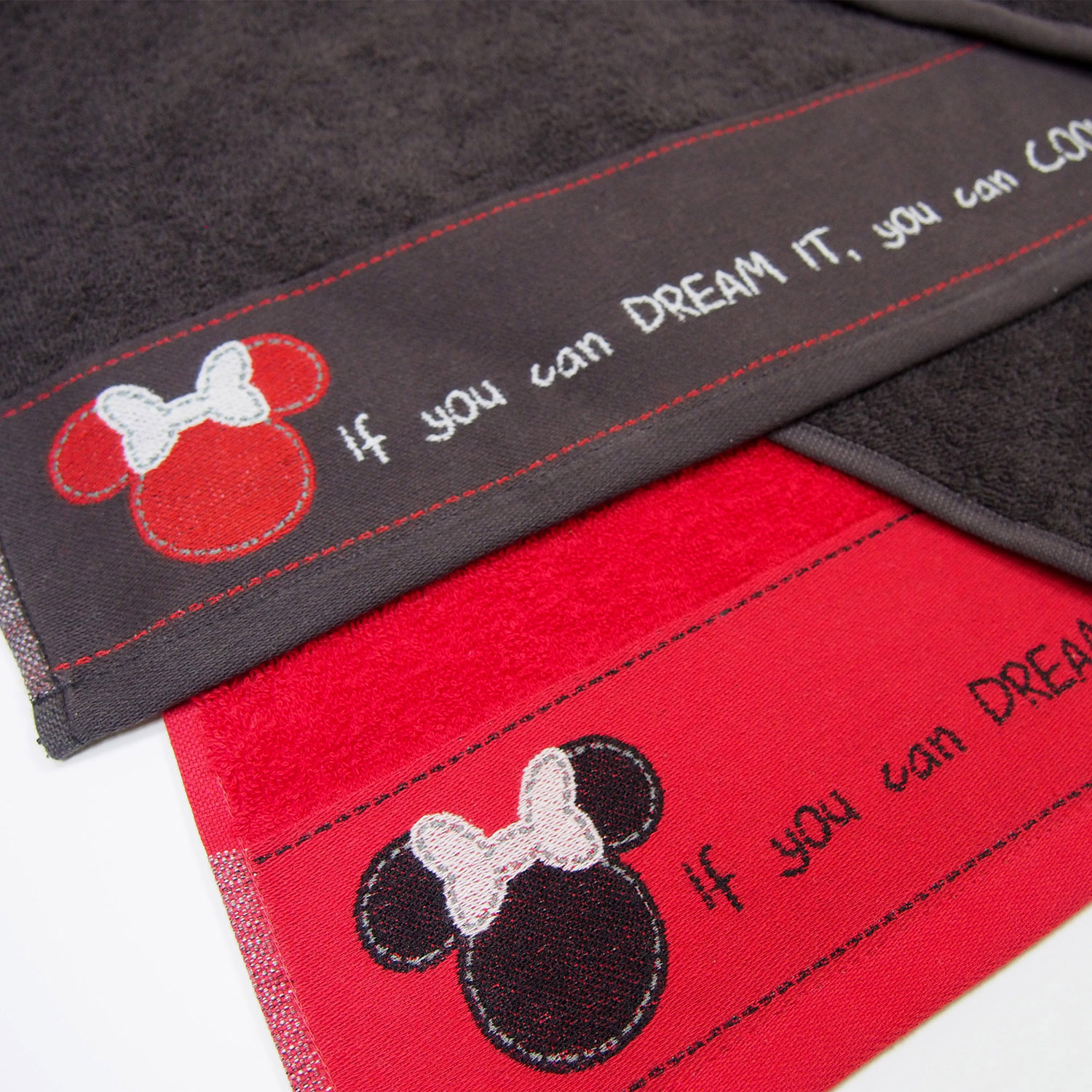 Полотенце МИККИ красное