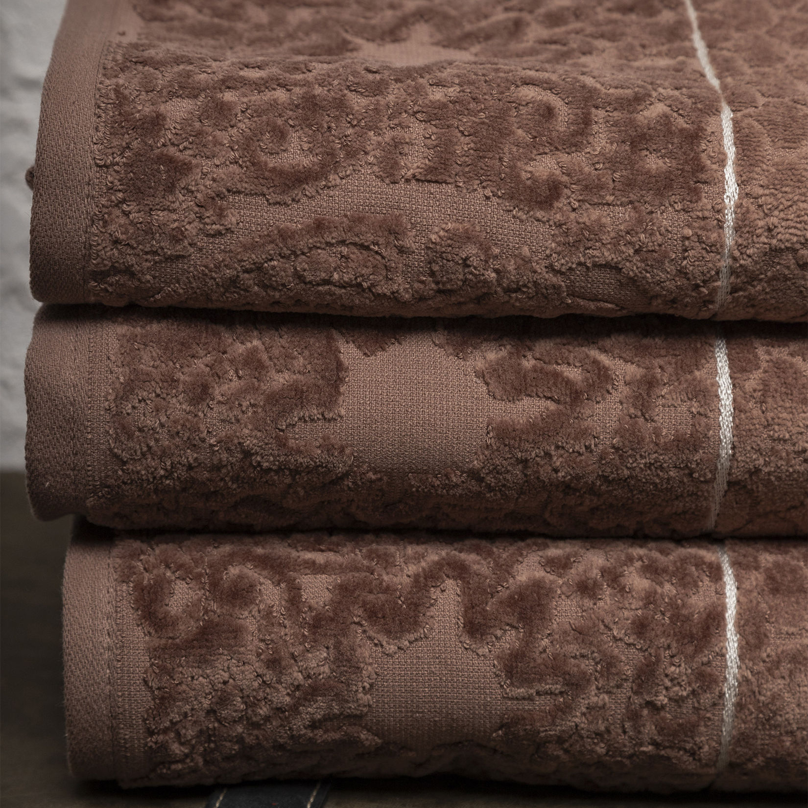 Полотенце НОВА коричневое