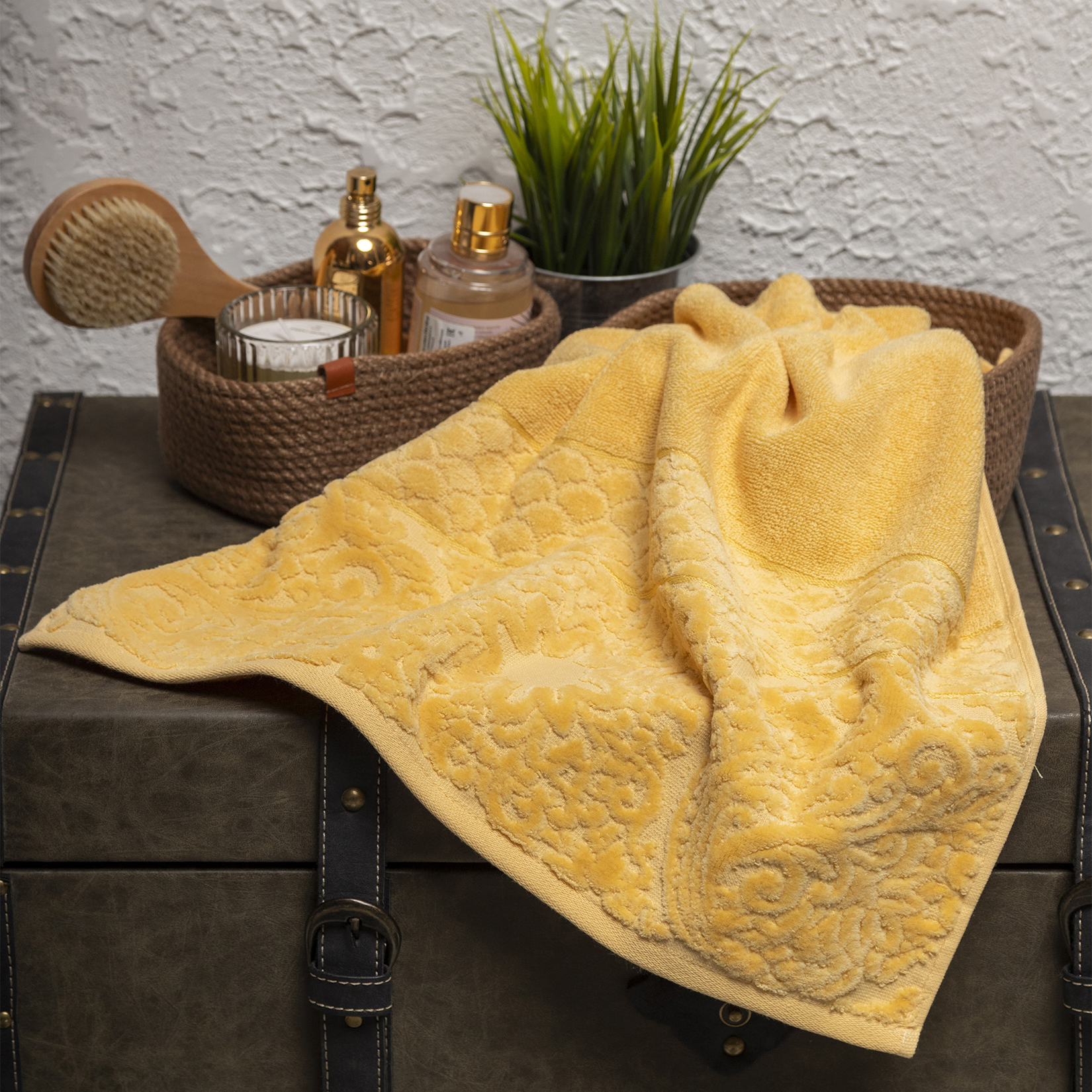 Полотенце НОВА желтое