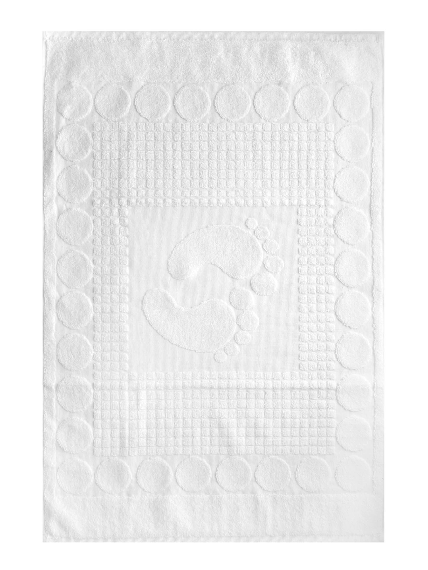 Полотенце НОЖКИ-1 для ног белое