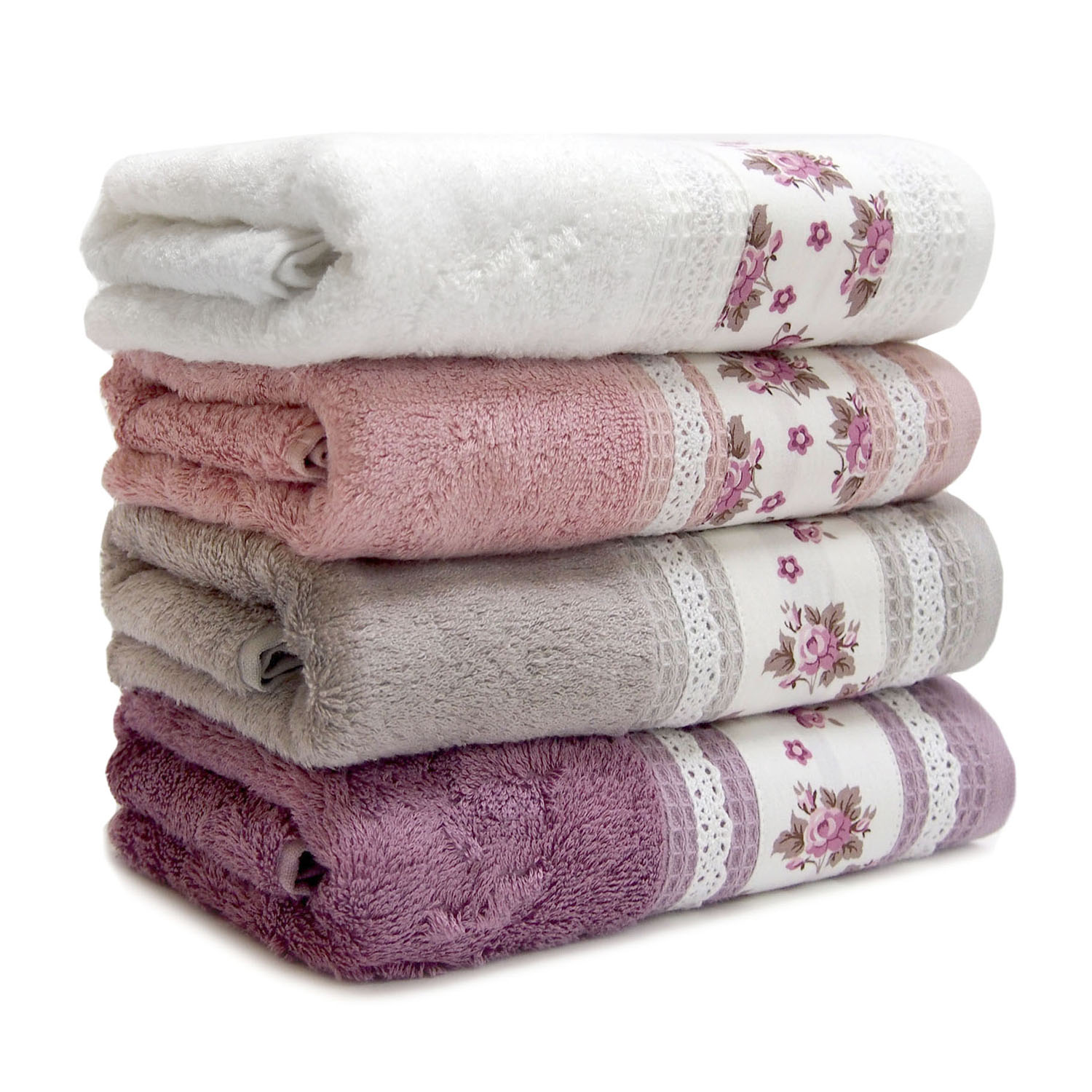 Полотенце РОЗАЛИЯ белое