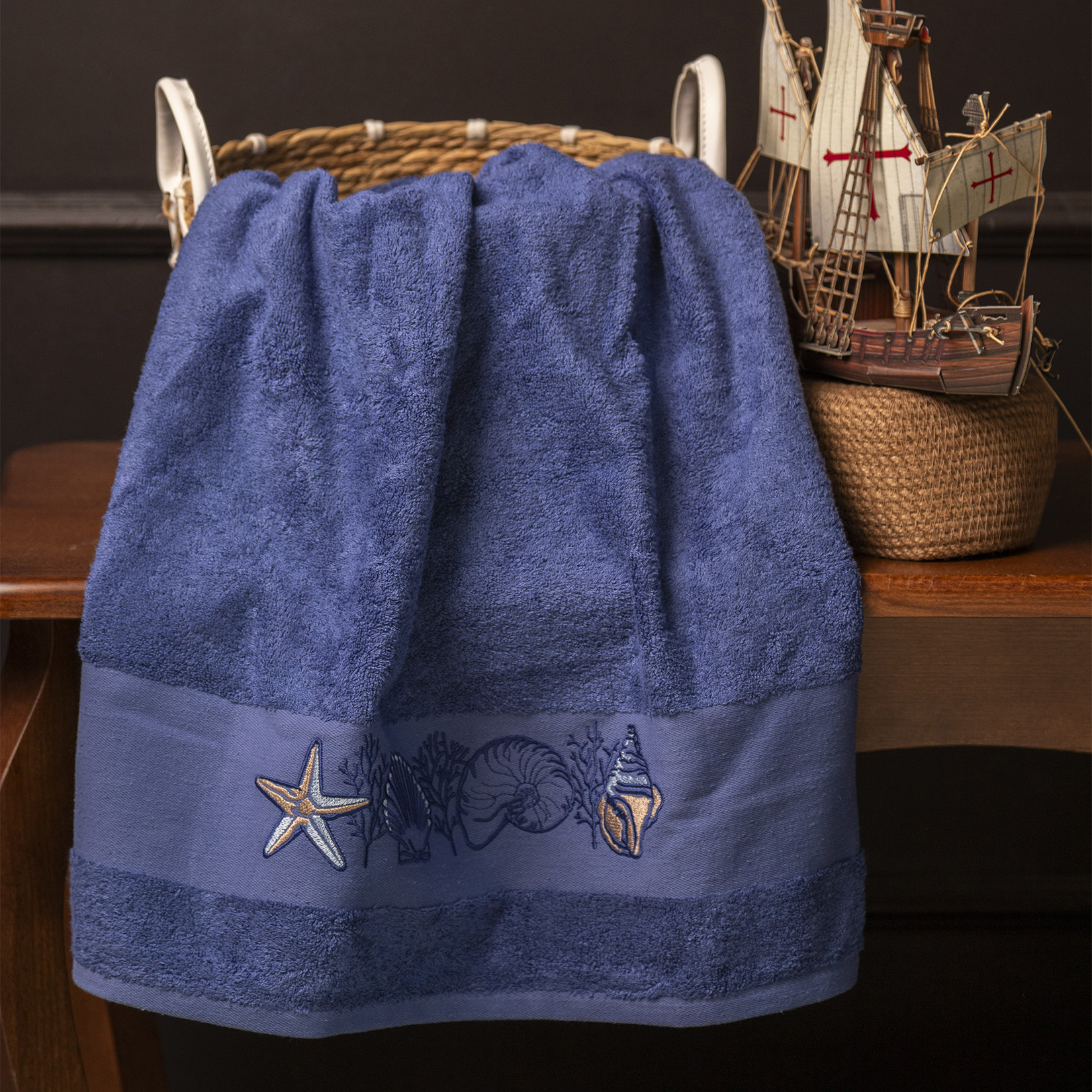 Полотенце СИ ШЕЛЛ джинса