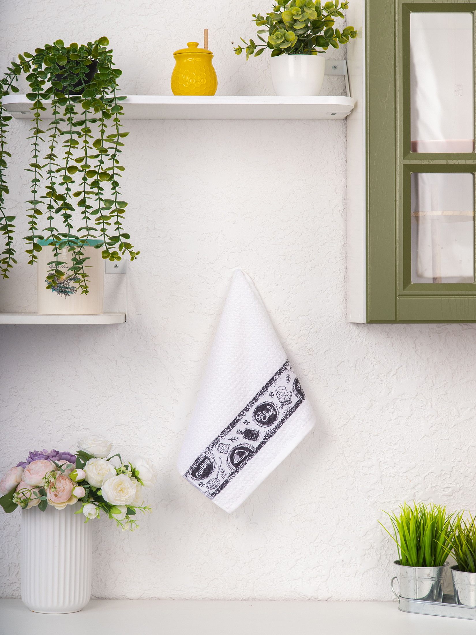 Кухонное полотенце ШЕФ белое