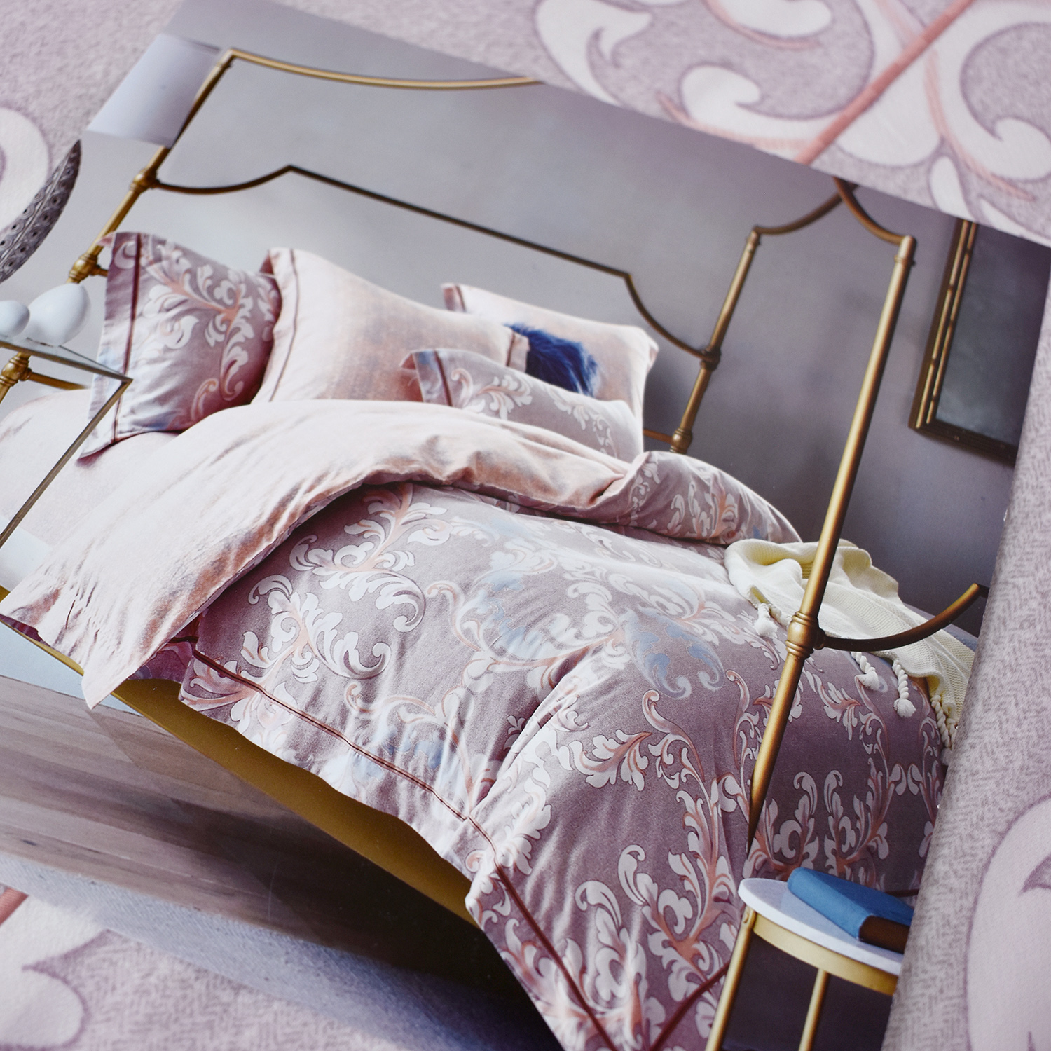 Комплект постельного белья Мако-Сатин-Браш 909