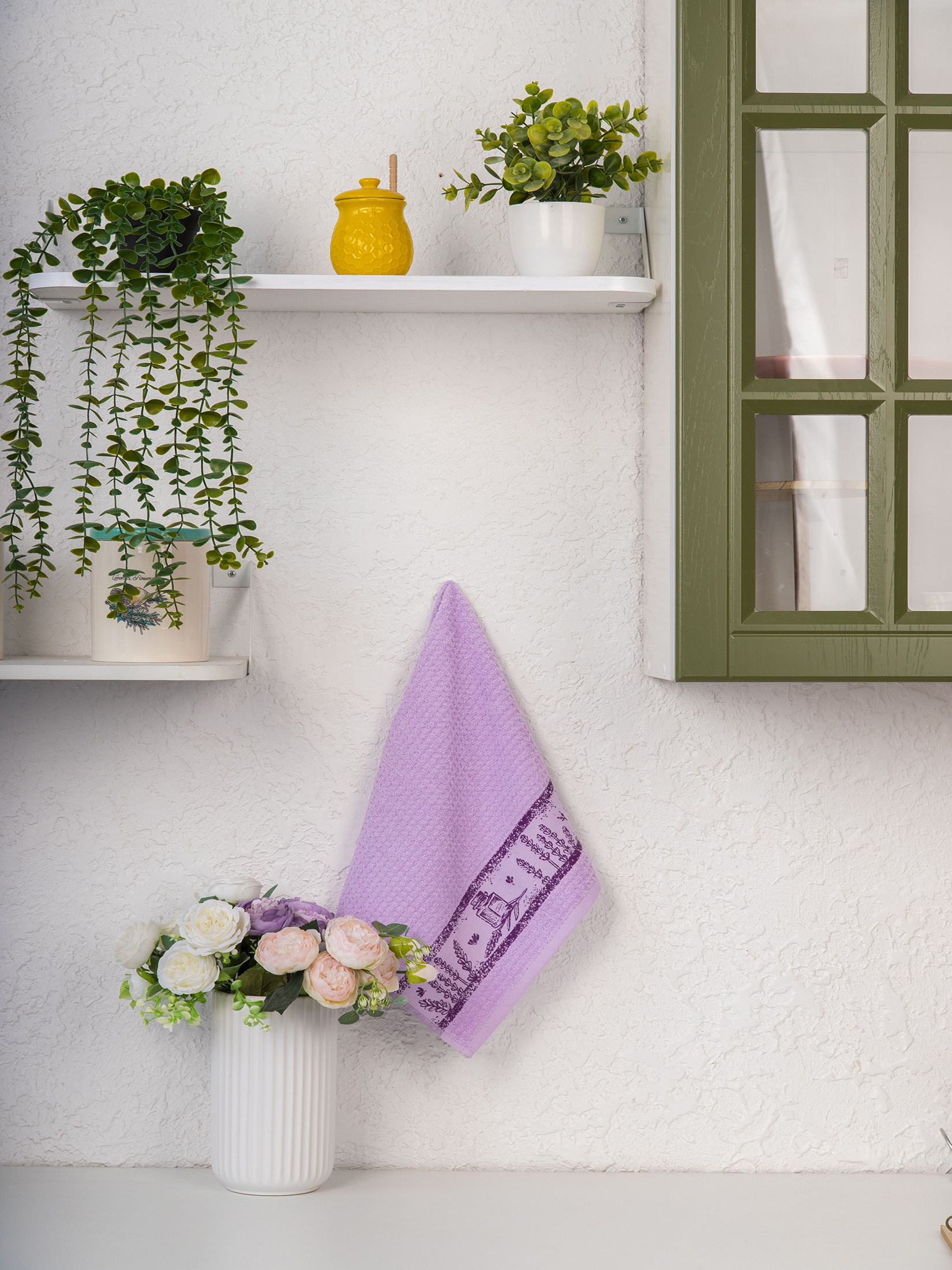 Кухонное полотенце ЛАВАНДА сирень
