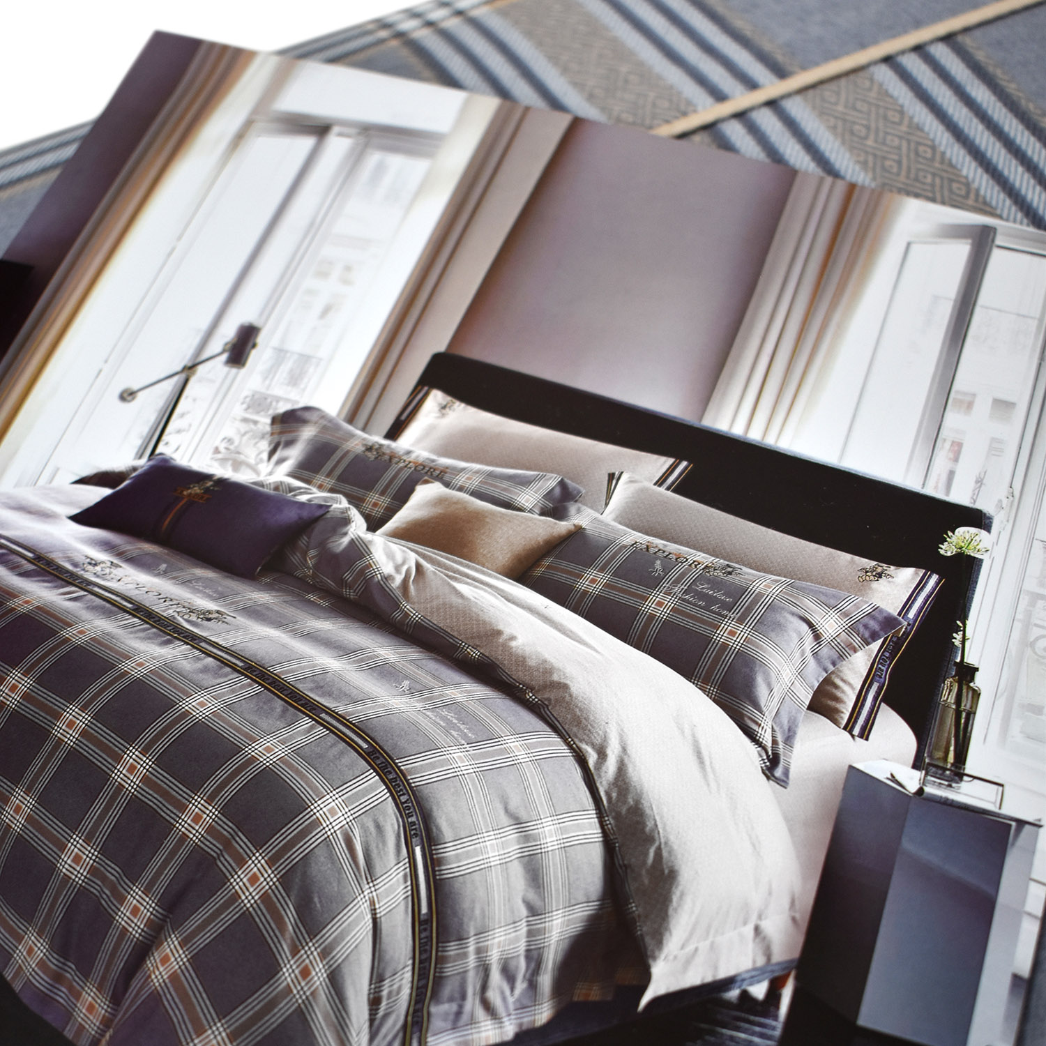 Комплект постельного белья Мако-Сатин-Браш 913