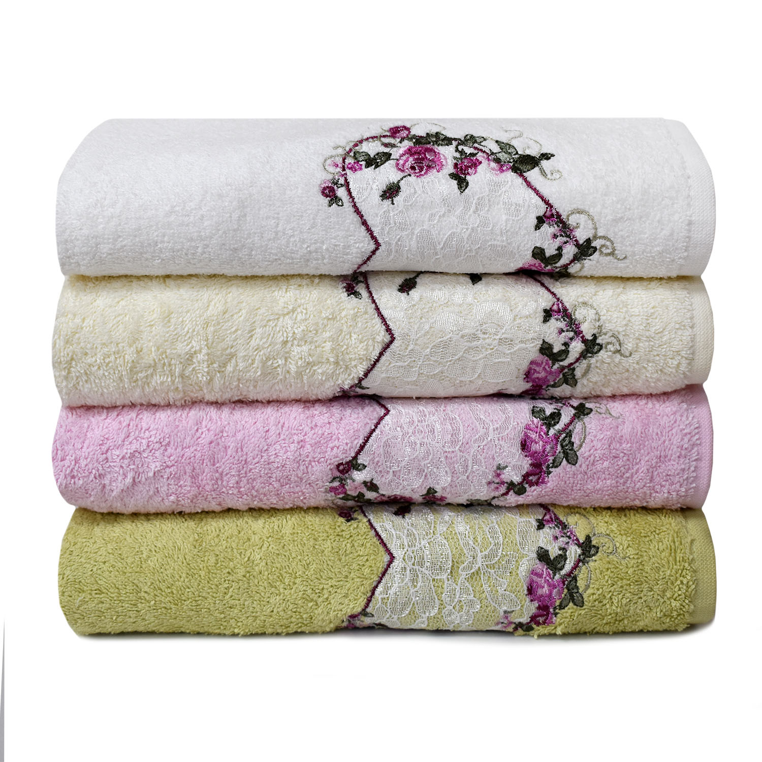 Полотенце МОНИКА-1 зеленое