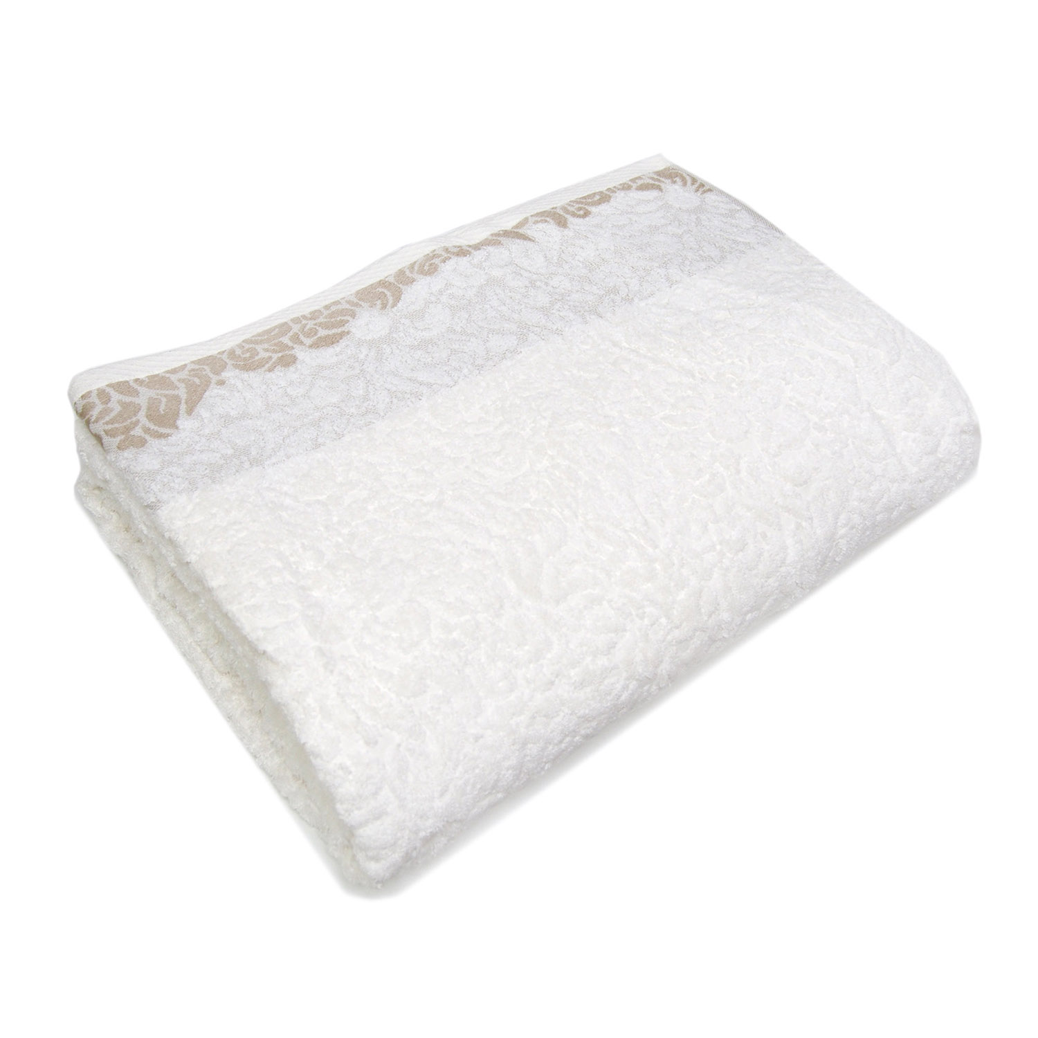 Простыня махровая САНДРА 200х220см молочная