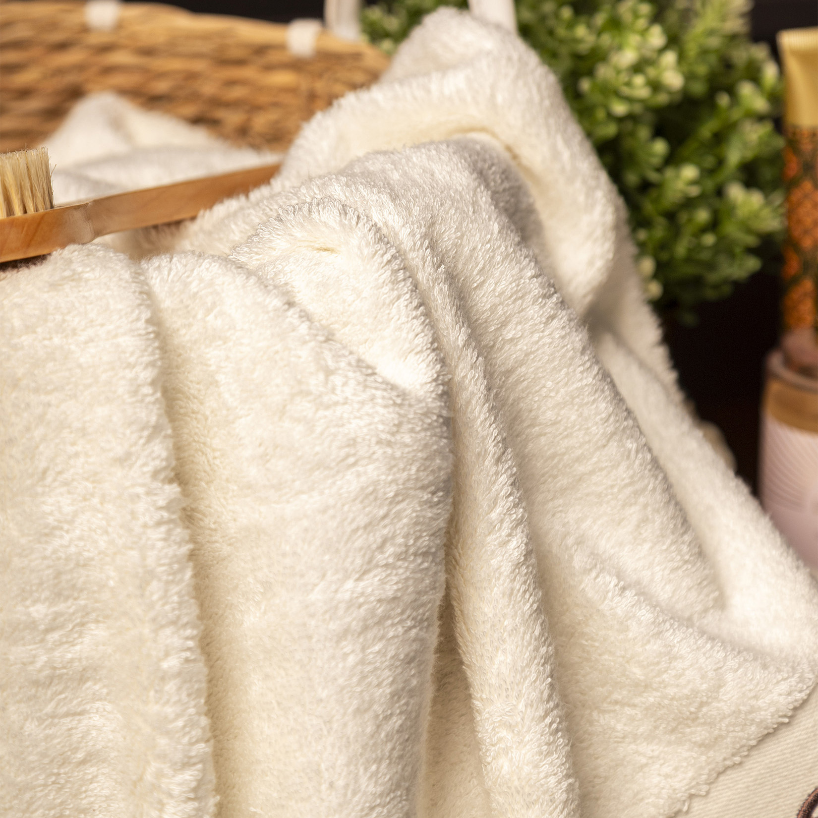 Полотенце ЛЮКСУРИ молочное