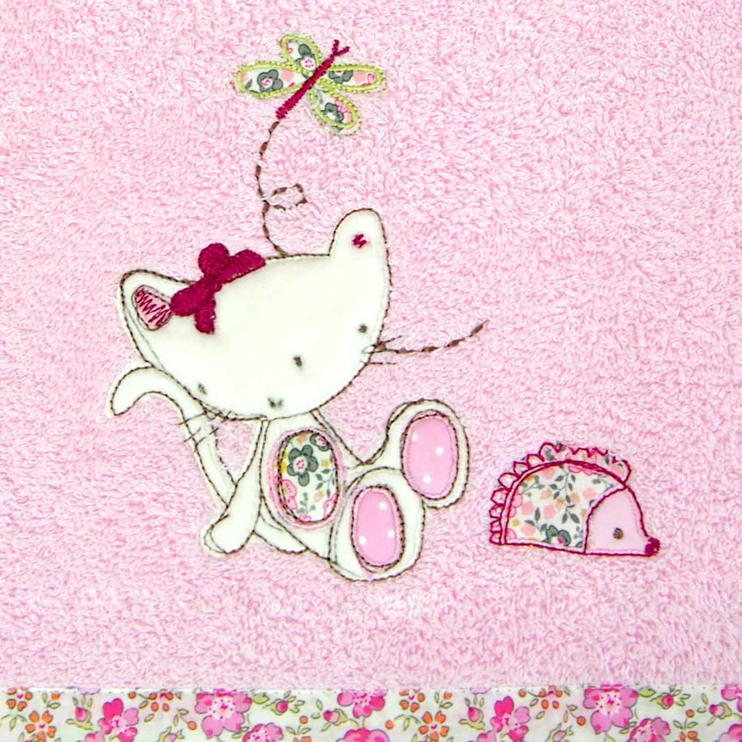 Полотенце КИТТИ розовое