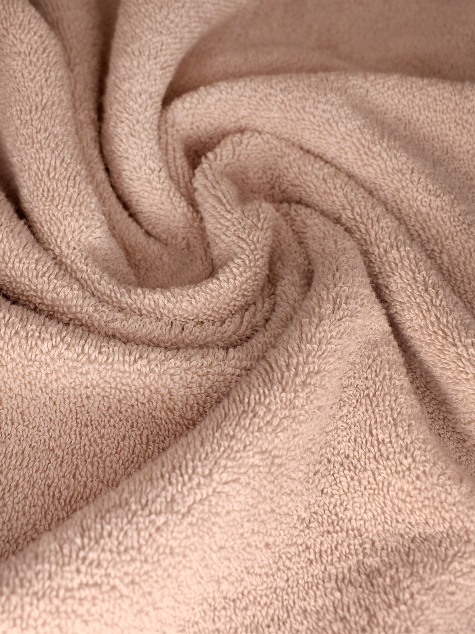 Полотенце ПЕРЫШКИ бежевое с бахромой