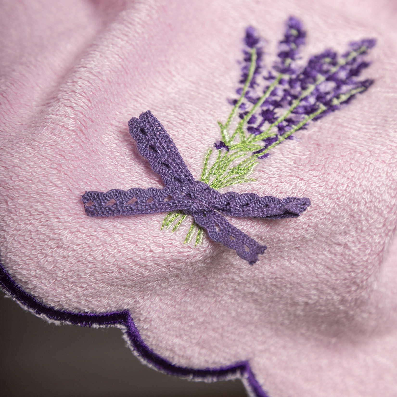 Полотенце ЛАВАНДА-1 розовое