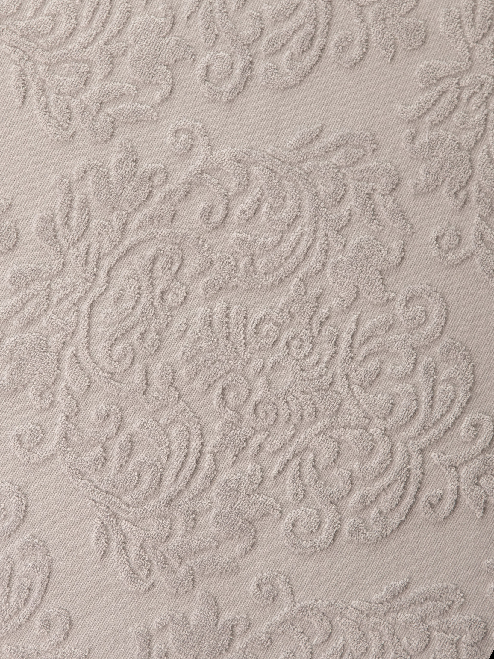 Простыня махровая АЛЬФРЕДО светло-серая