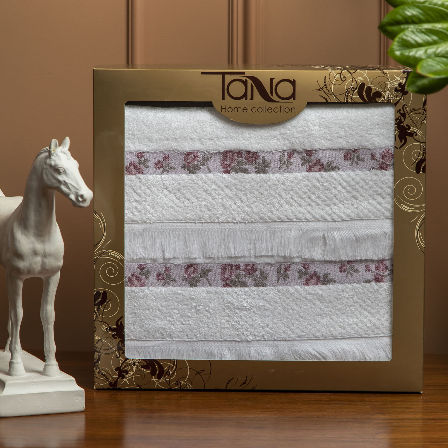 Набор полотенец РОУЗ белый