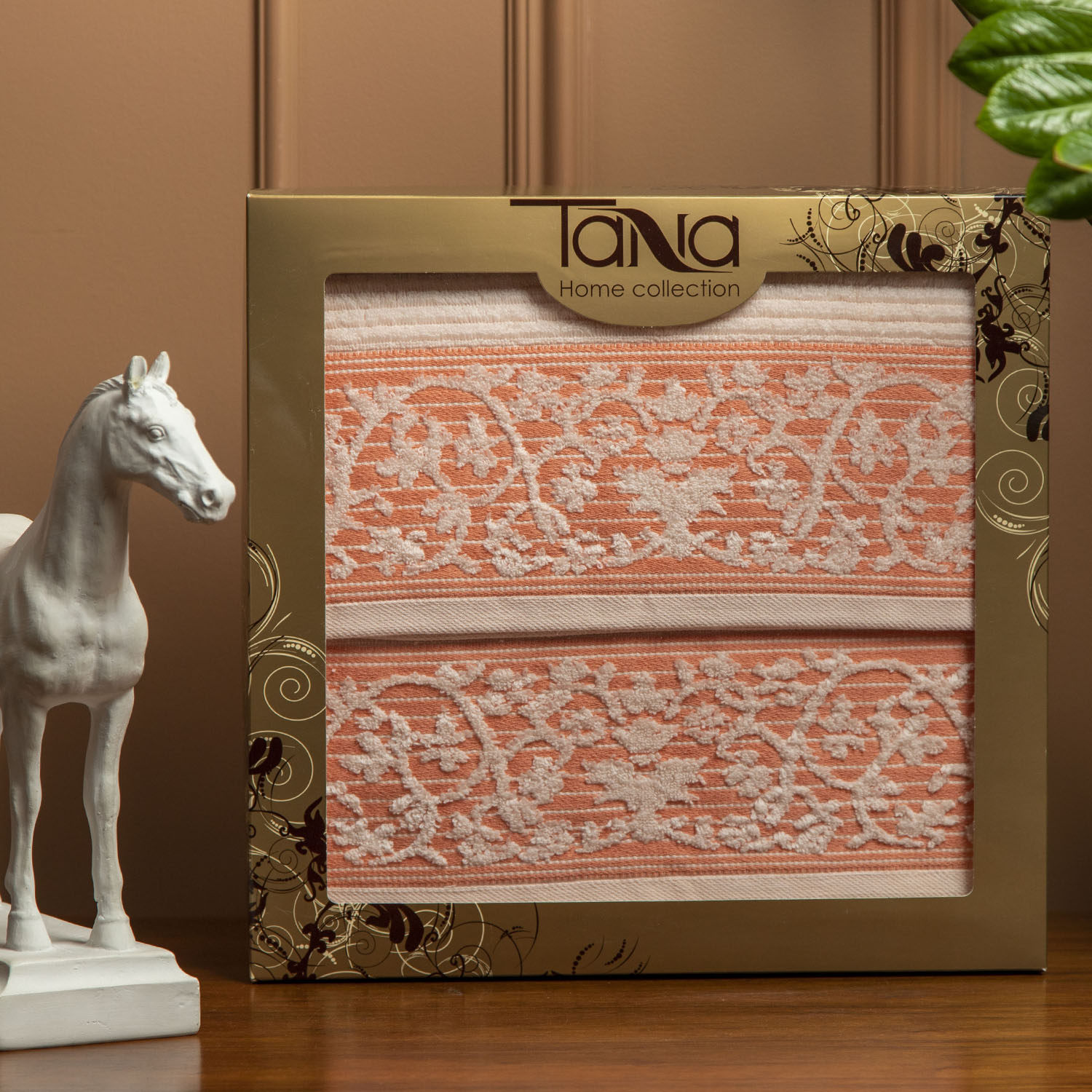 Набор полотенец ХЕЛЕН персиковый