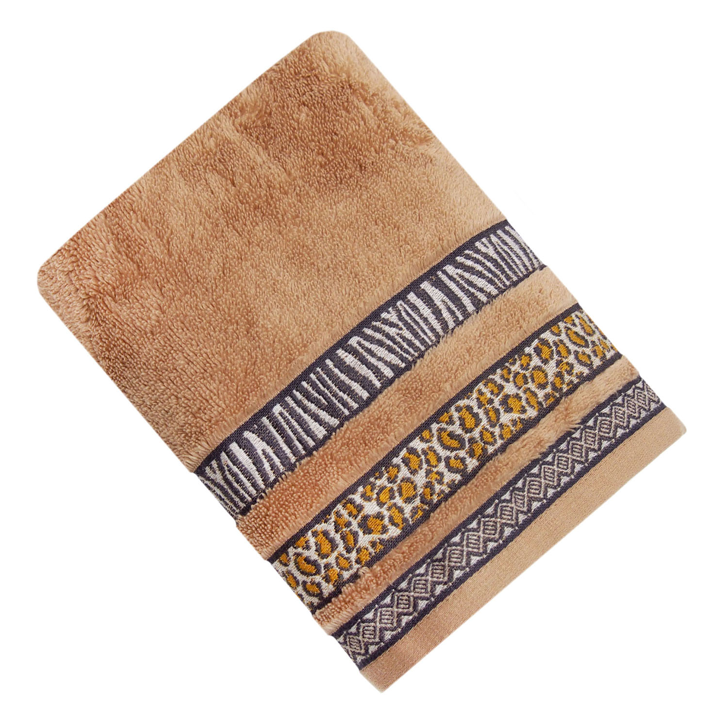 Полотенце НАОМИ светло-коричневое